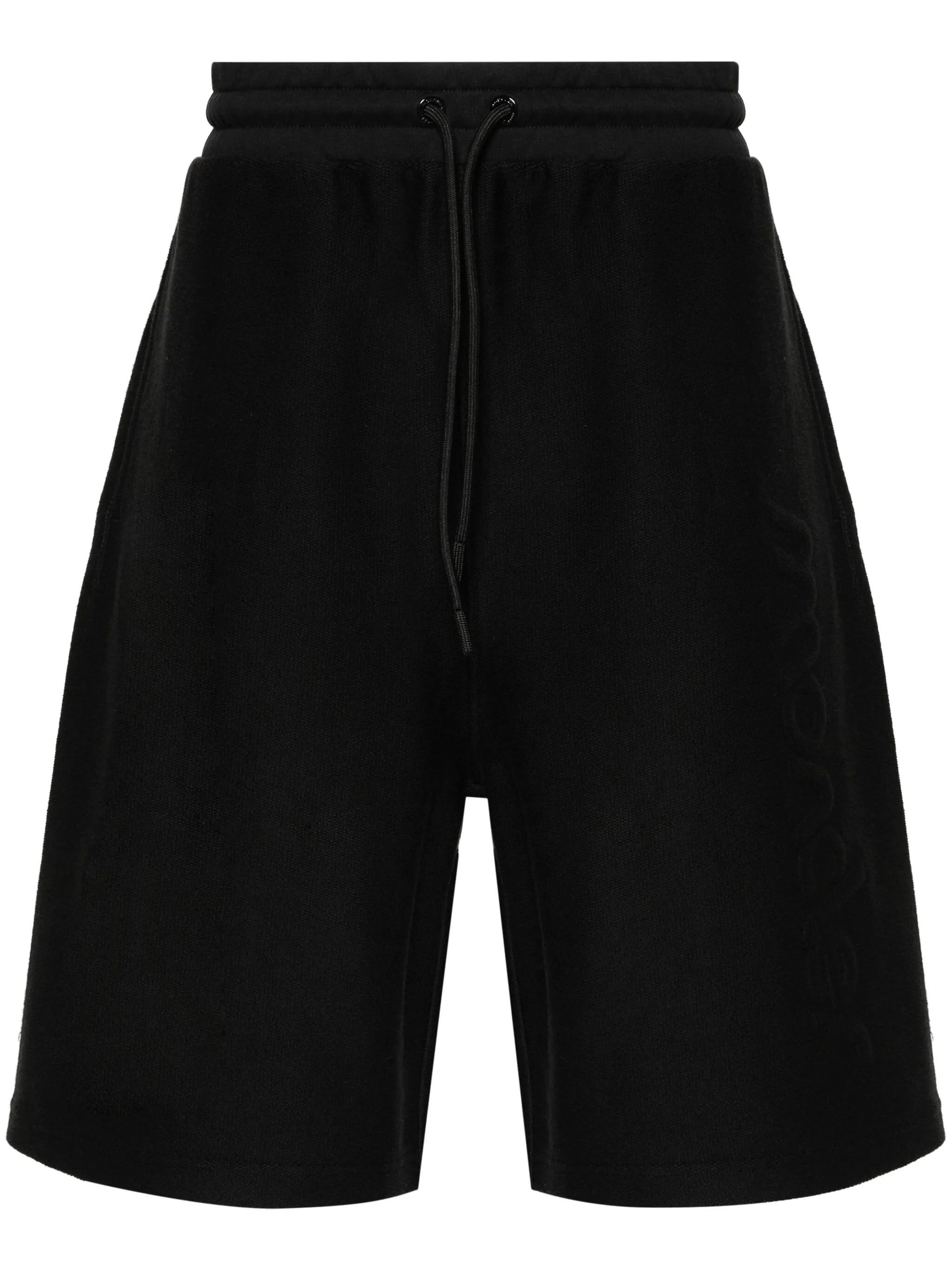 logo-embossed track shorts