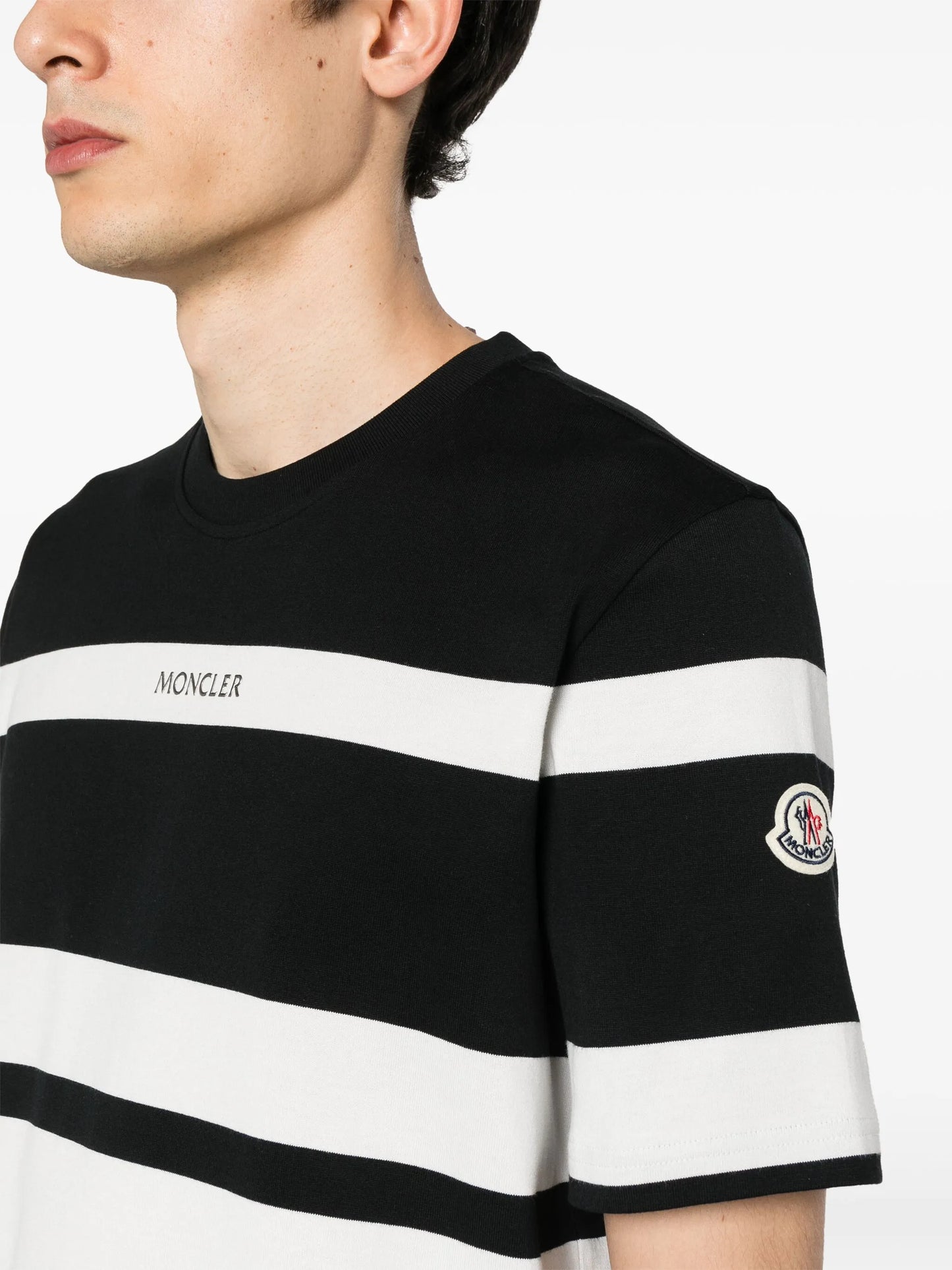 striped cotton T-shirt