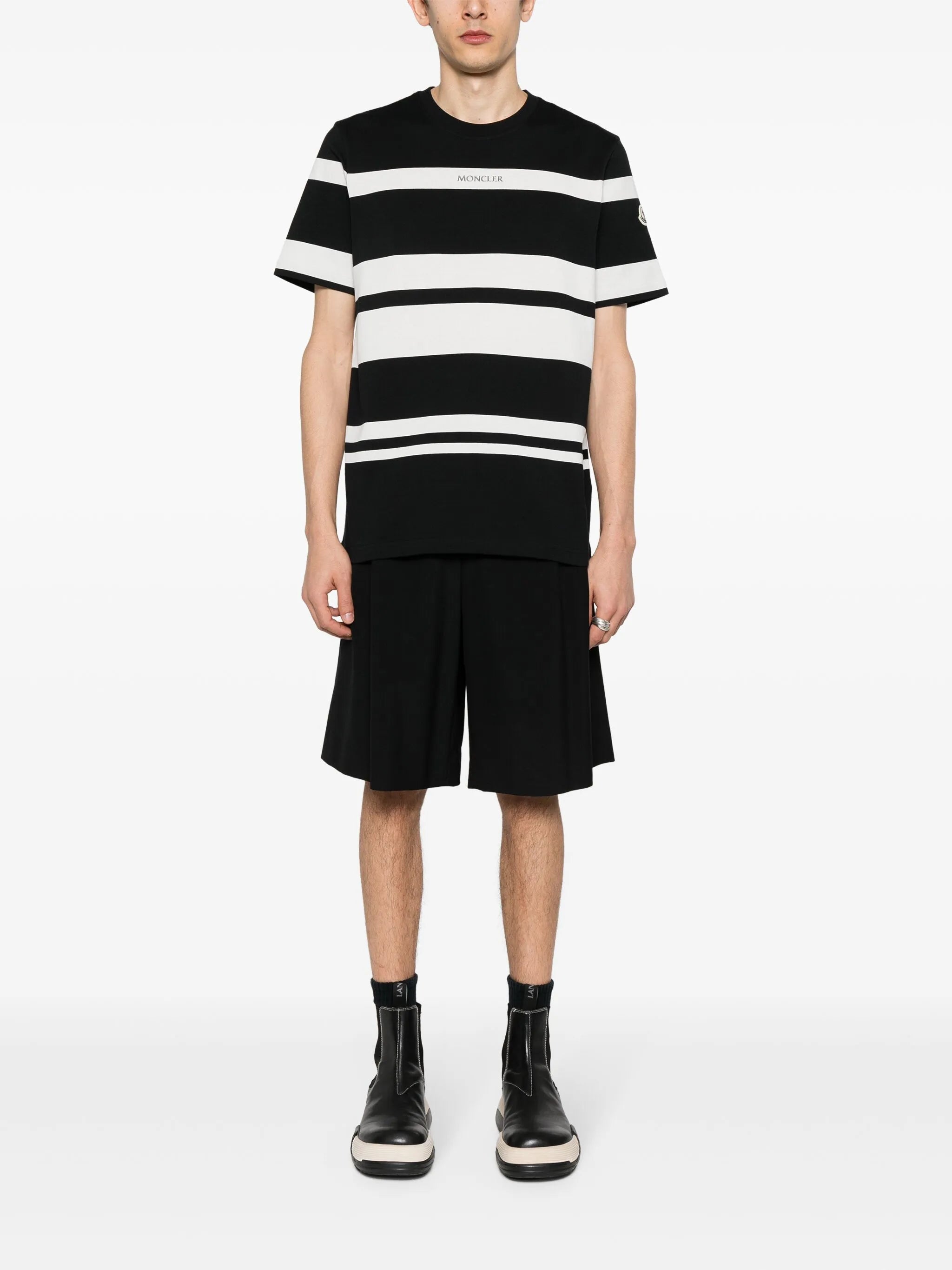 striped cotton T-shirt