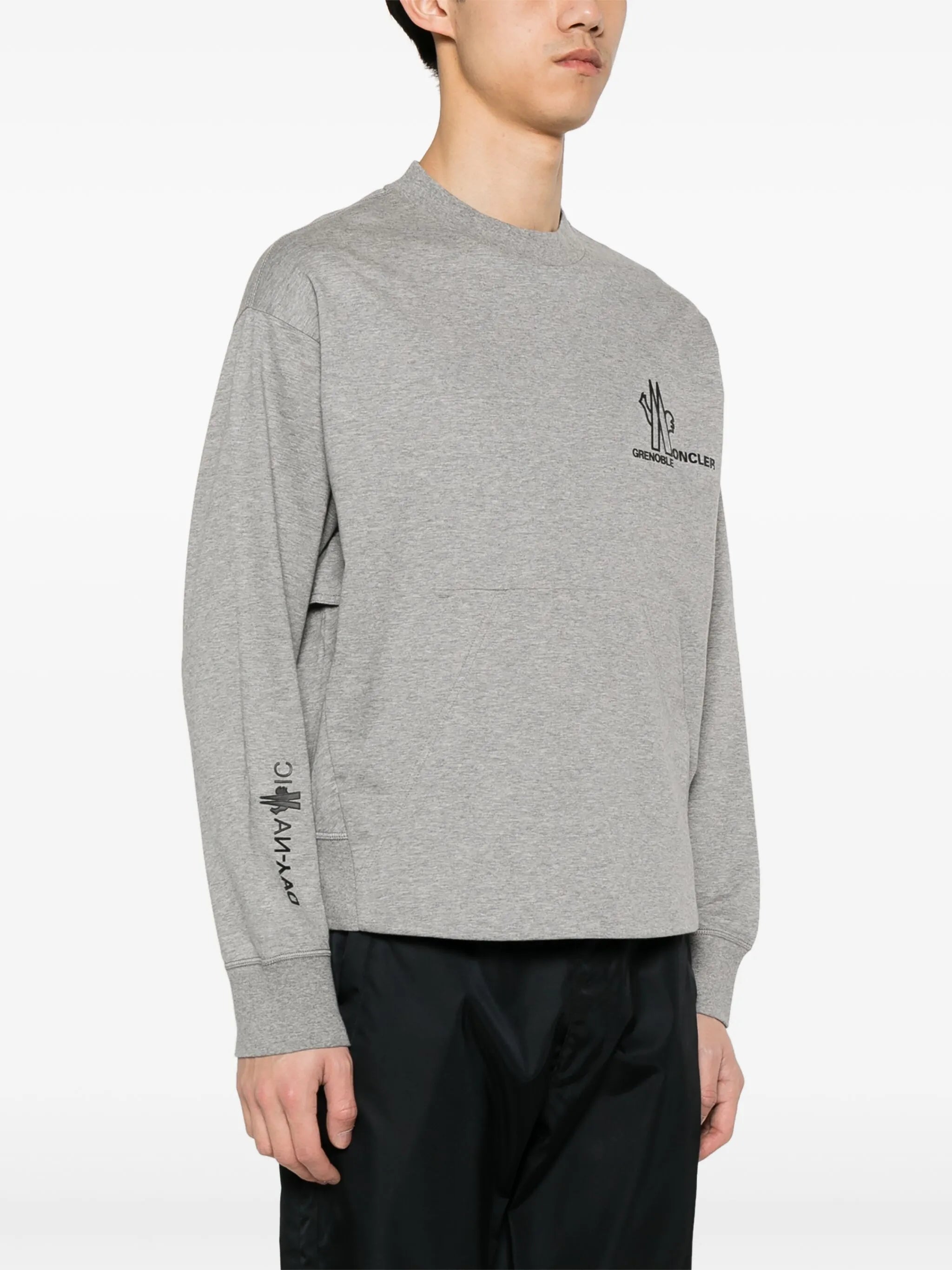 logo-appliqué cotton sweatshirt