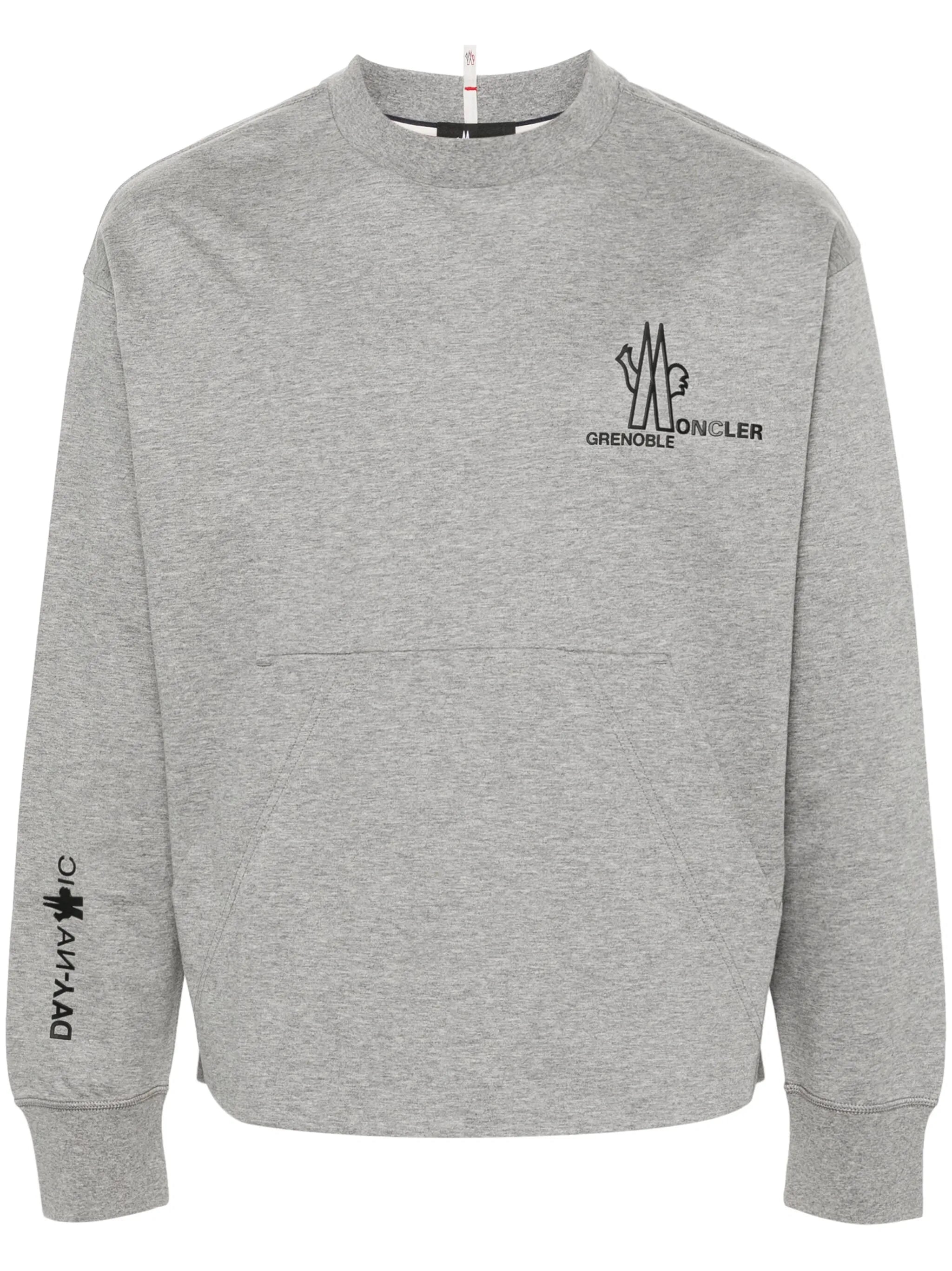 logo-appliqué cotton sweatshirt