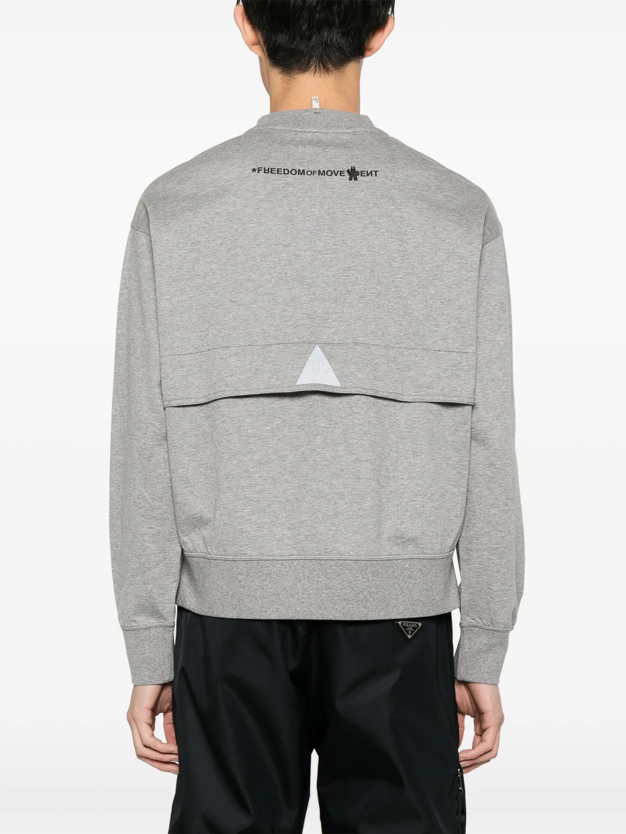 logo-appliqué cotton sweatshirt
