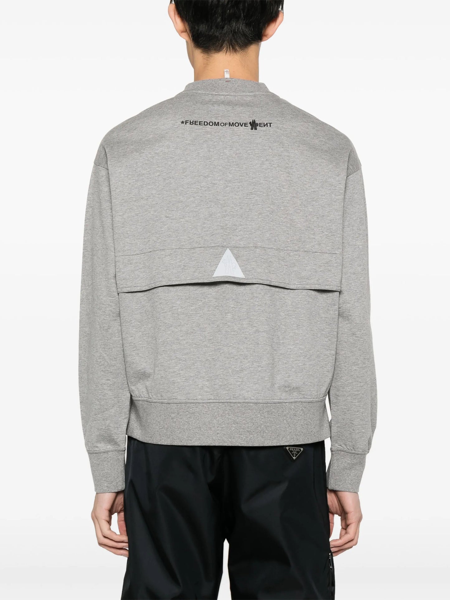 logo-appliqué cotton sweatshirt