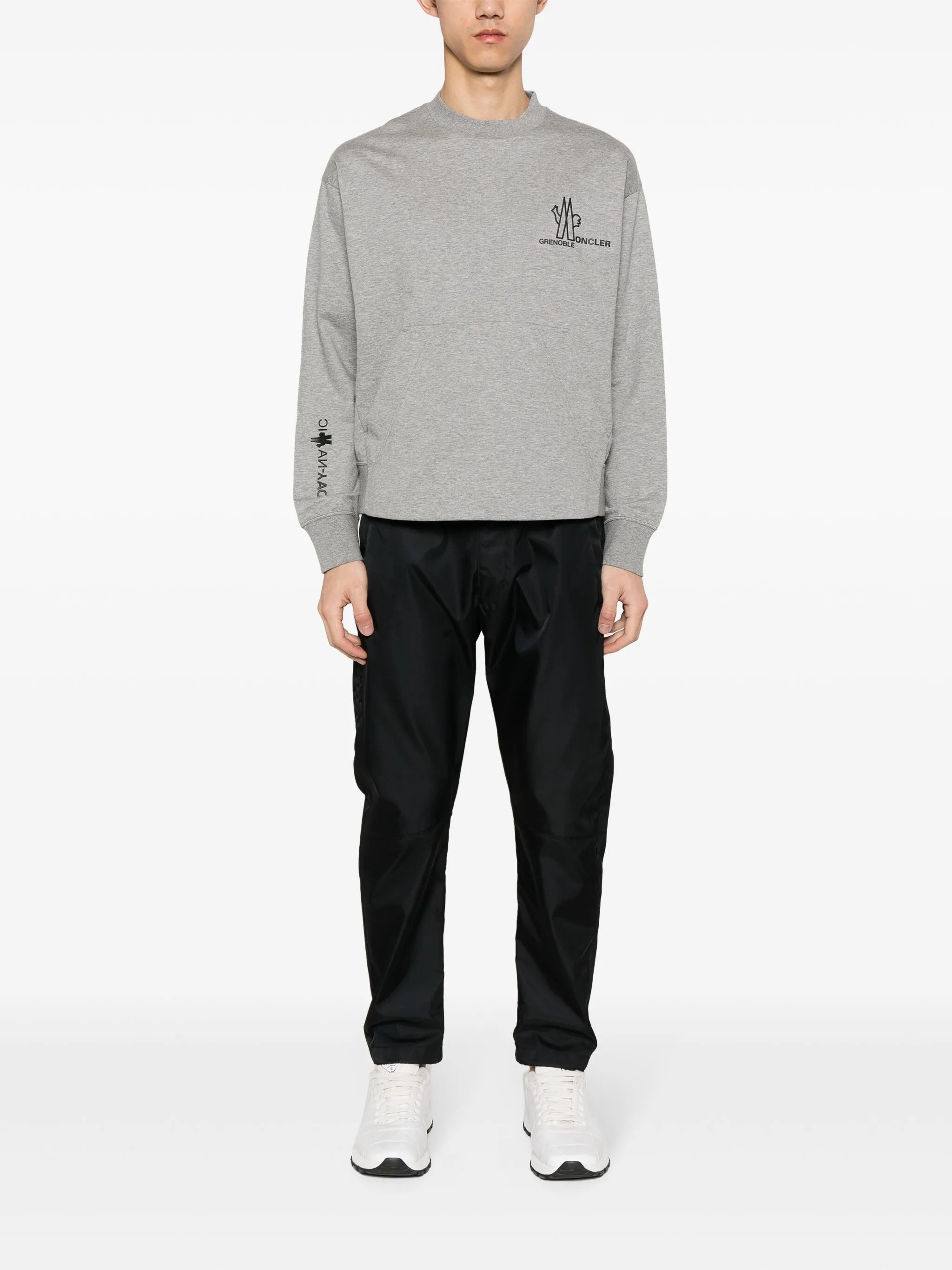 logo-appliqué cotton sweatshirt