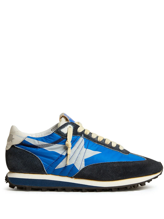 star-print lace-up sneakers