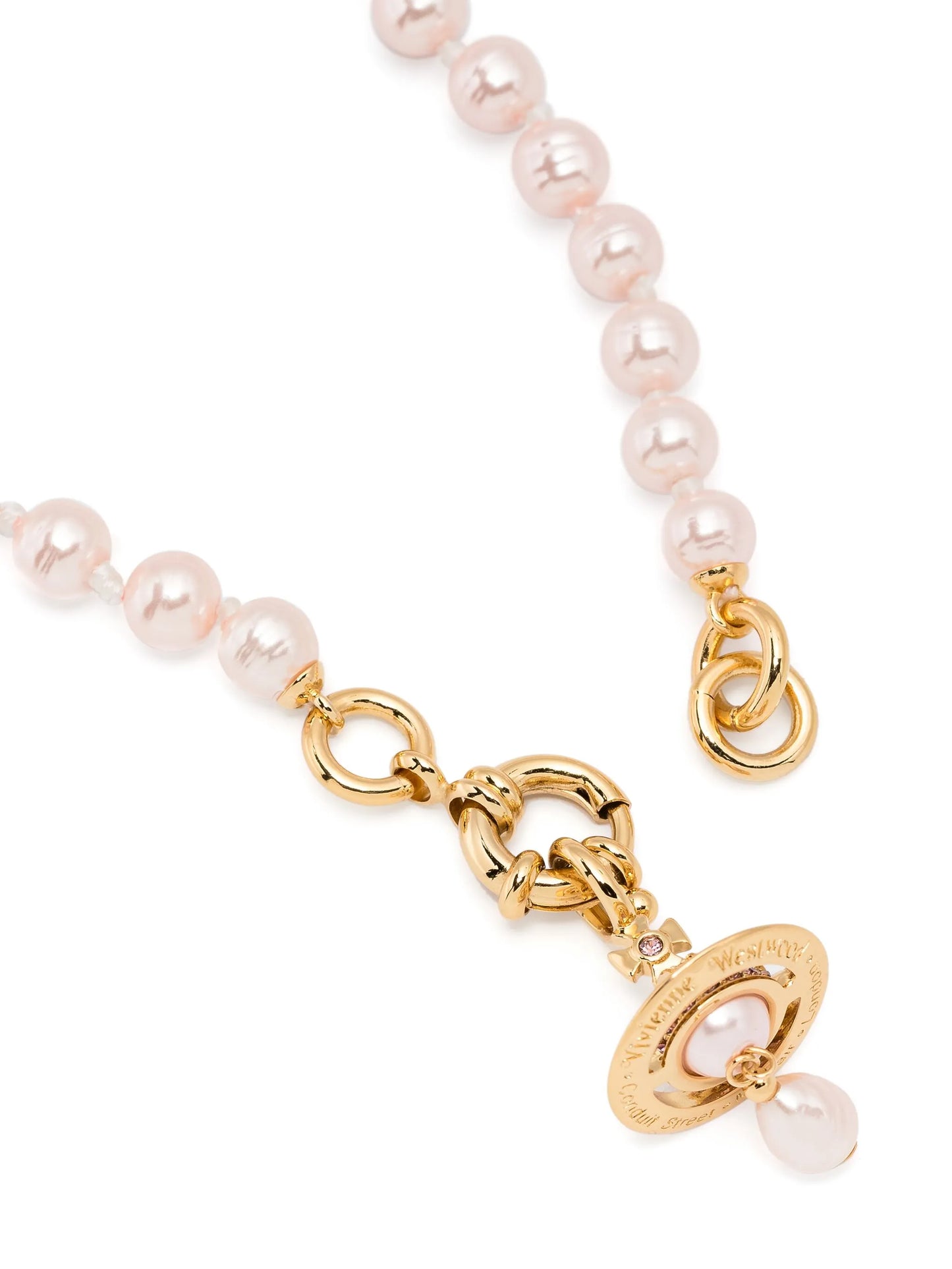Aleksa faux-pearl pendant necklace