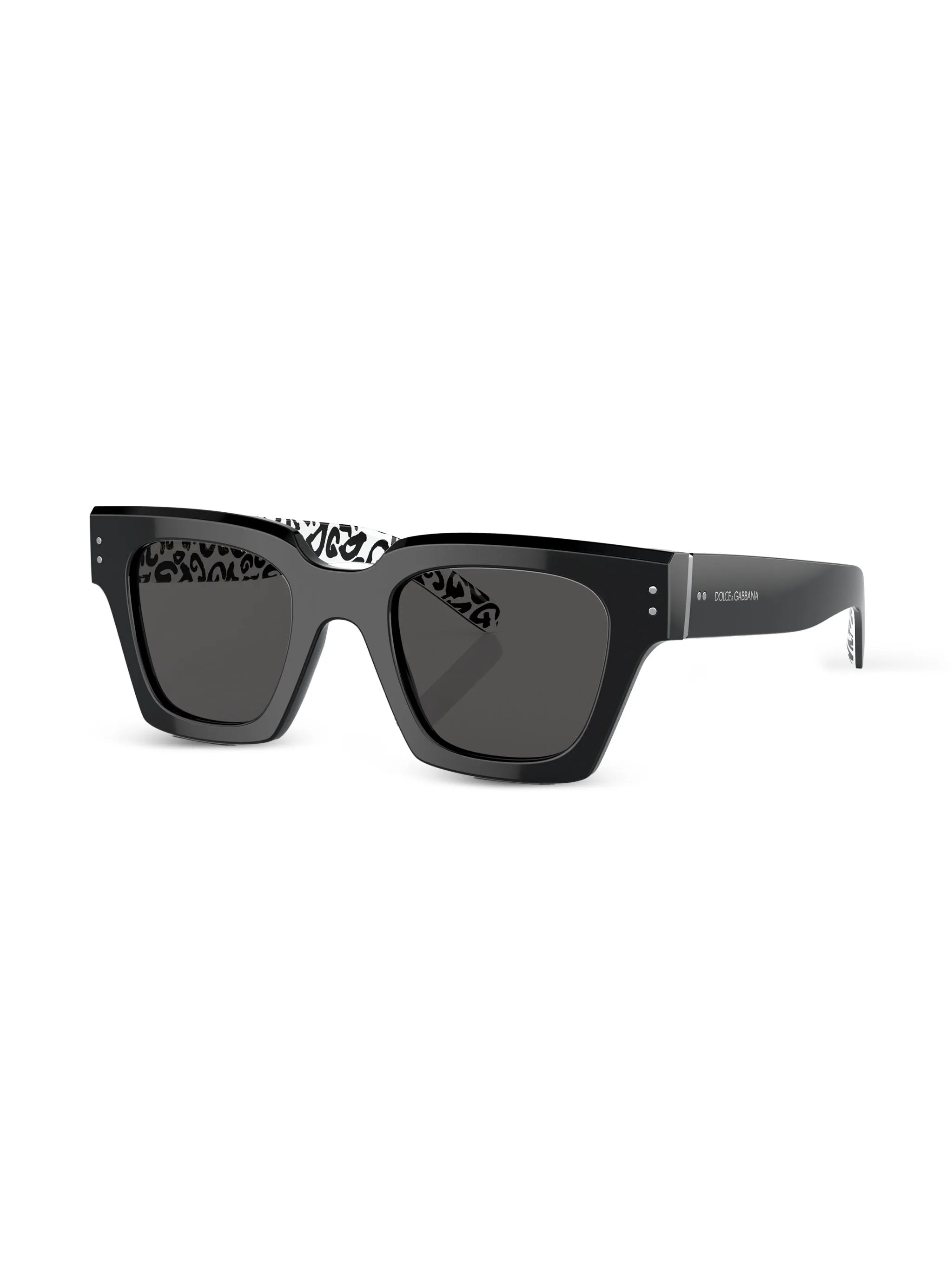 Printed-arm sunglasses