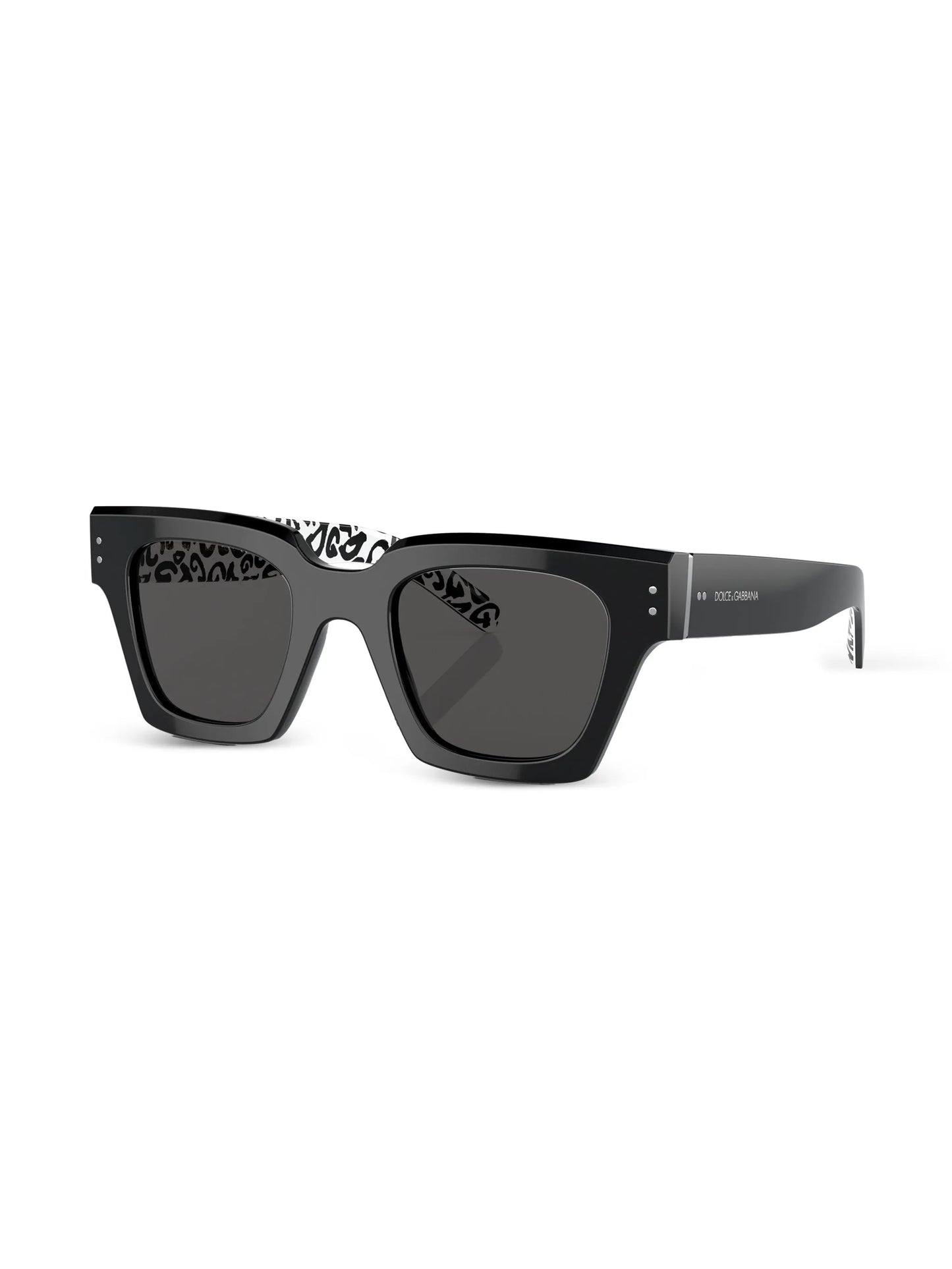 Printed-arm sunglasses