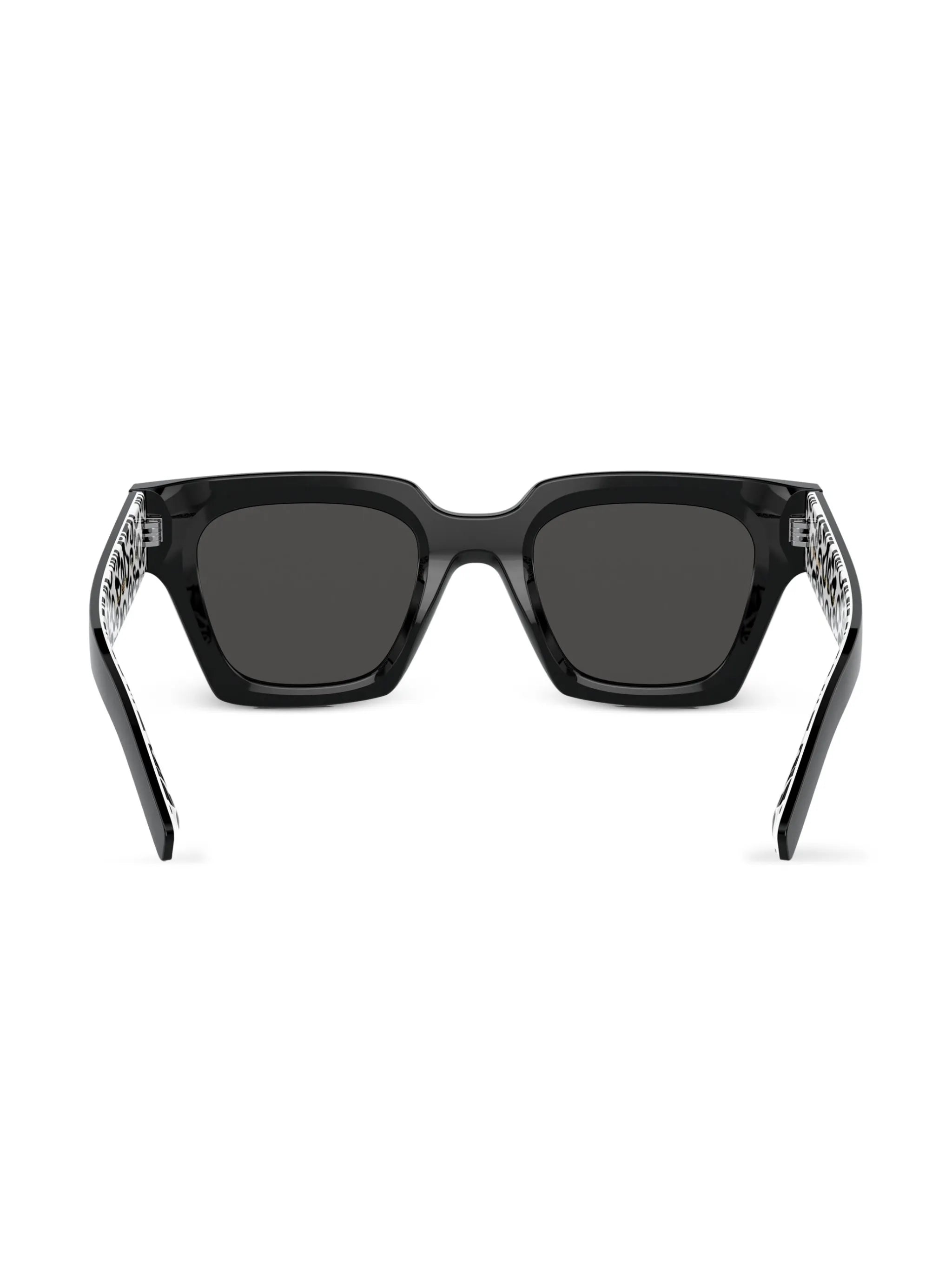 Printed-arm sunglasses