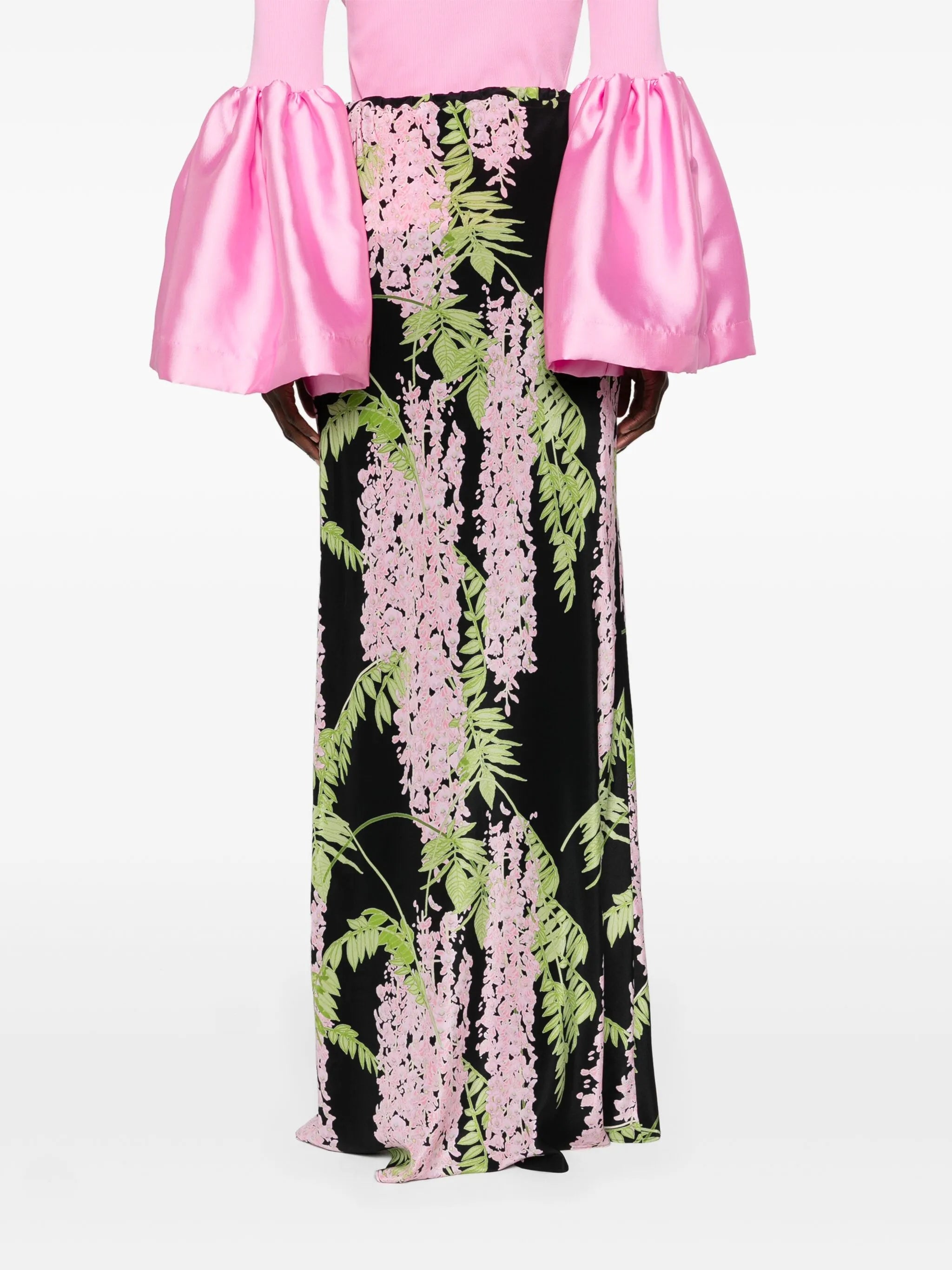 Emily maxi silk skirt