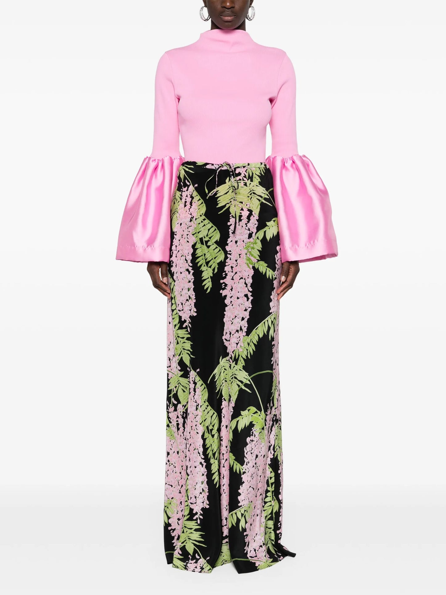 Emily maxi silk skirt