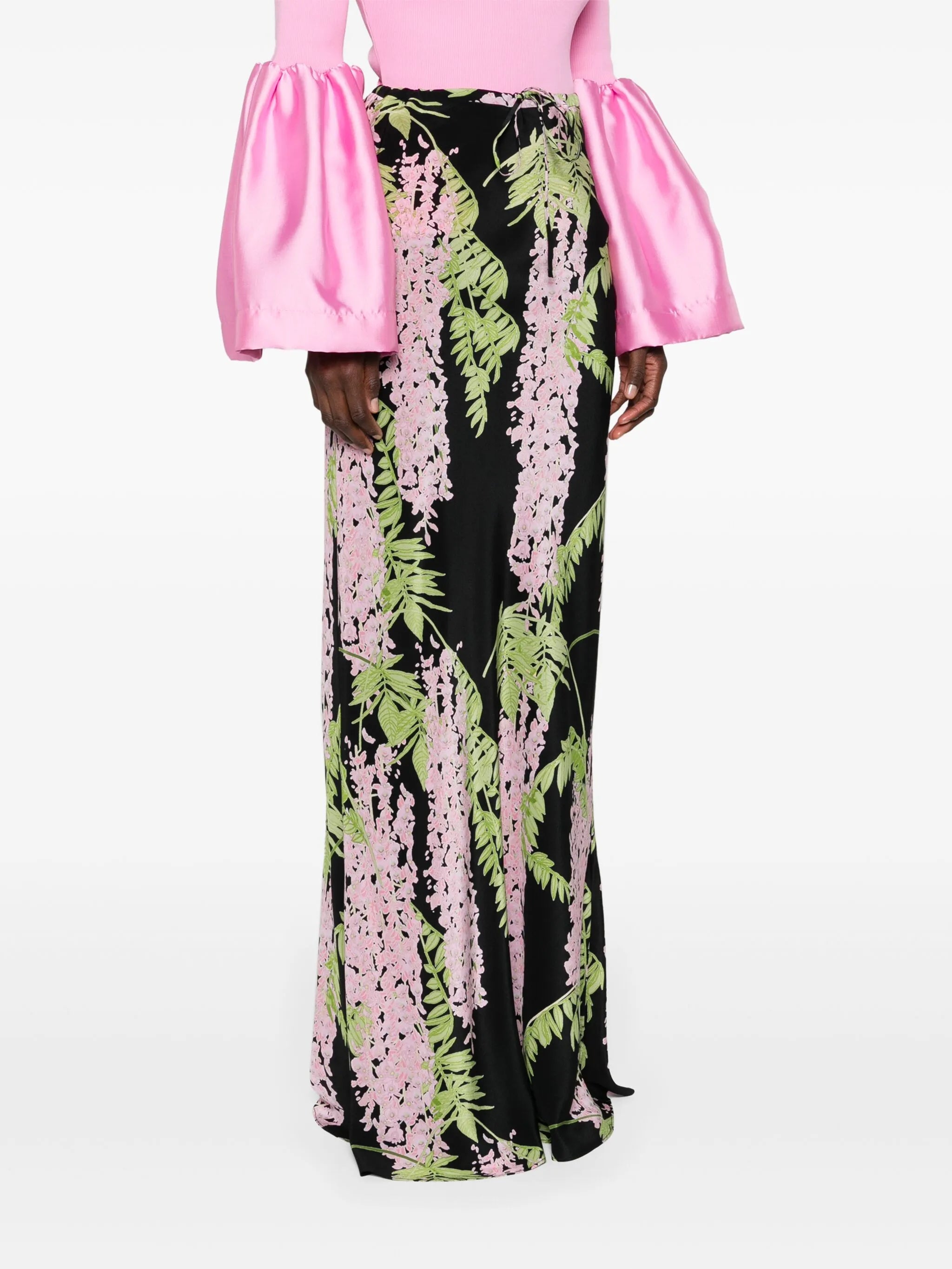 Emily maxi silk skirt
