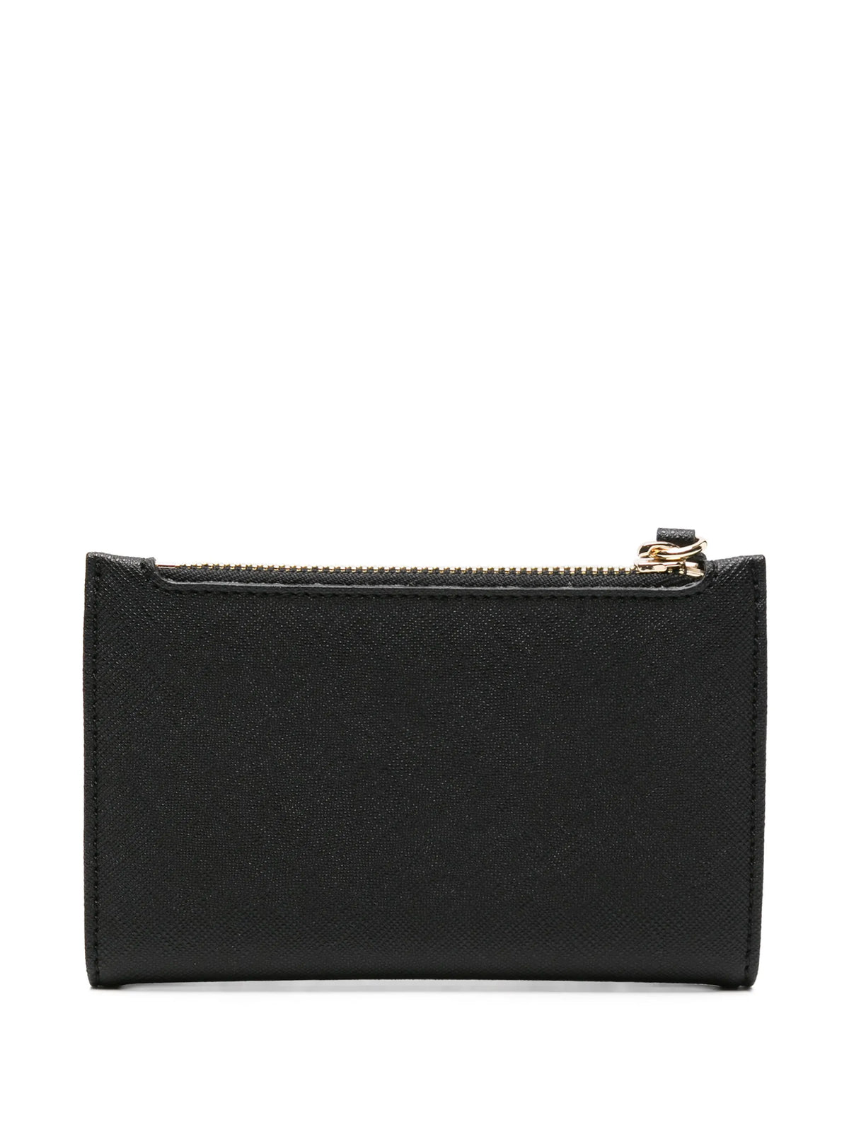 Saffiano Orb-plaque wallet