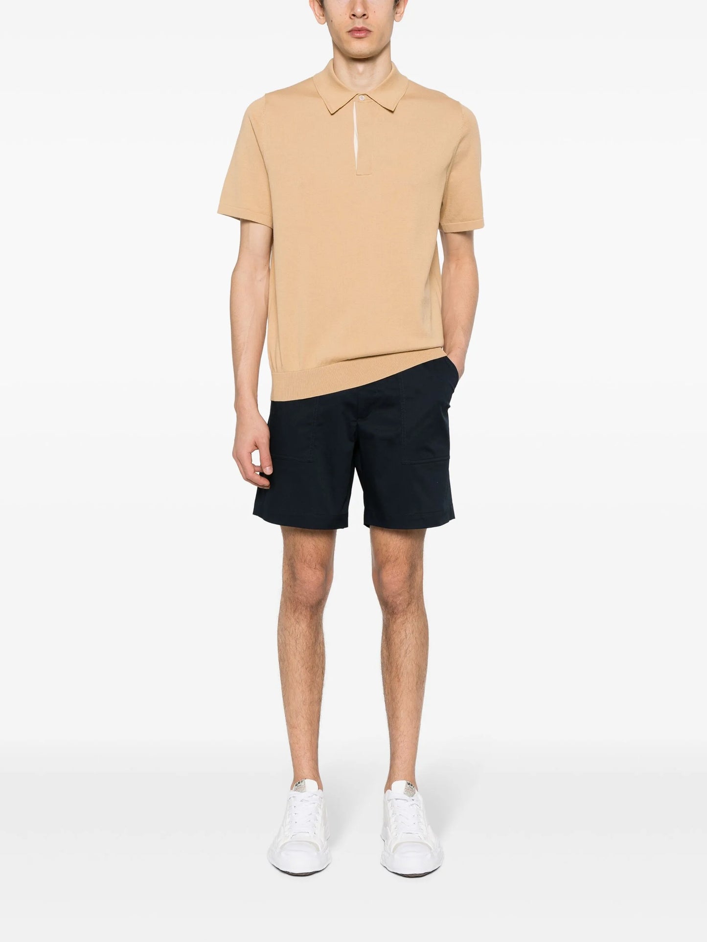 logo-patch shorts