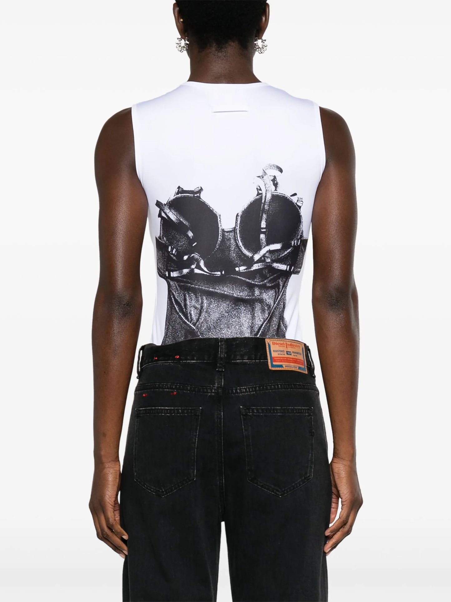 Madonna Corset trompe l'oeil body