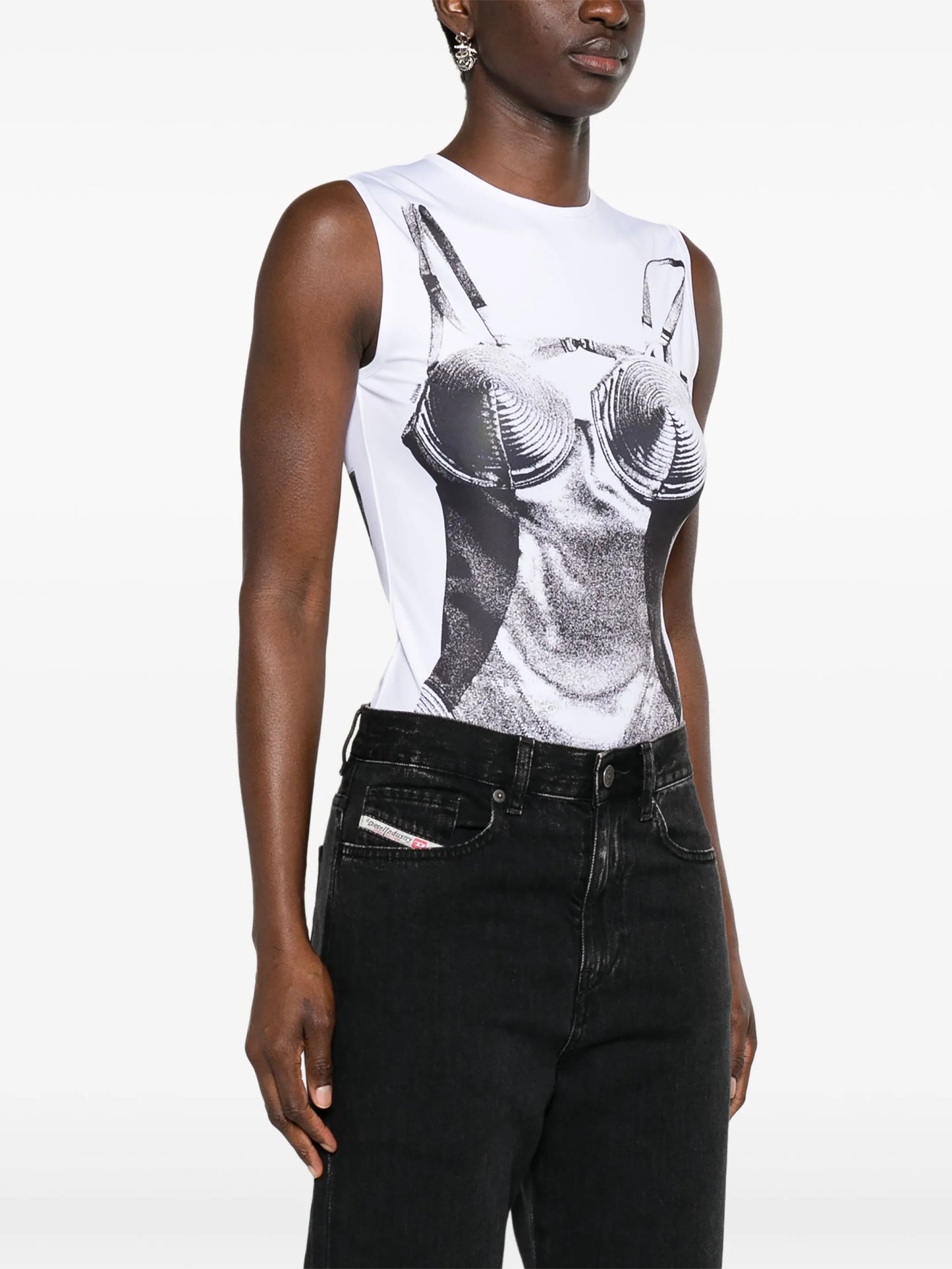 Madonna Corset trompe l'oeil body