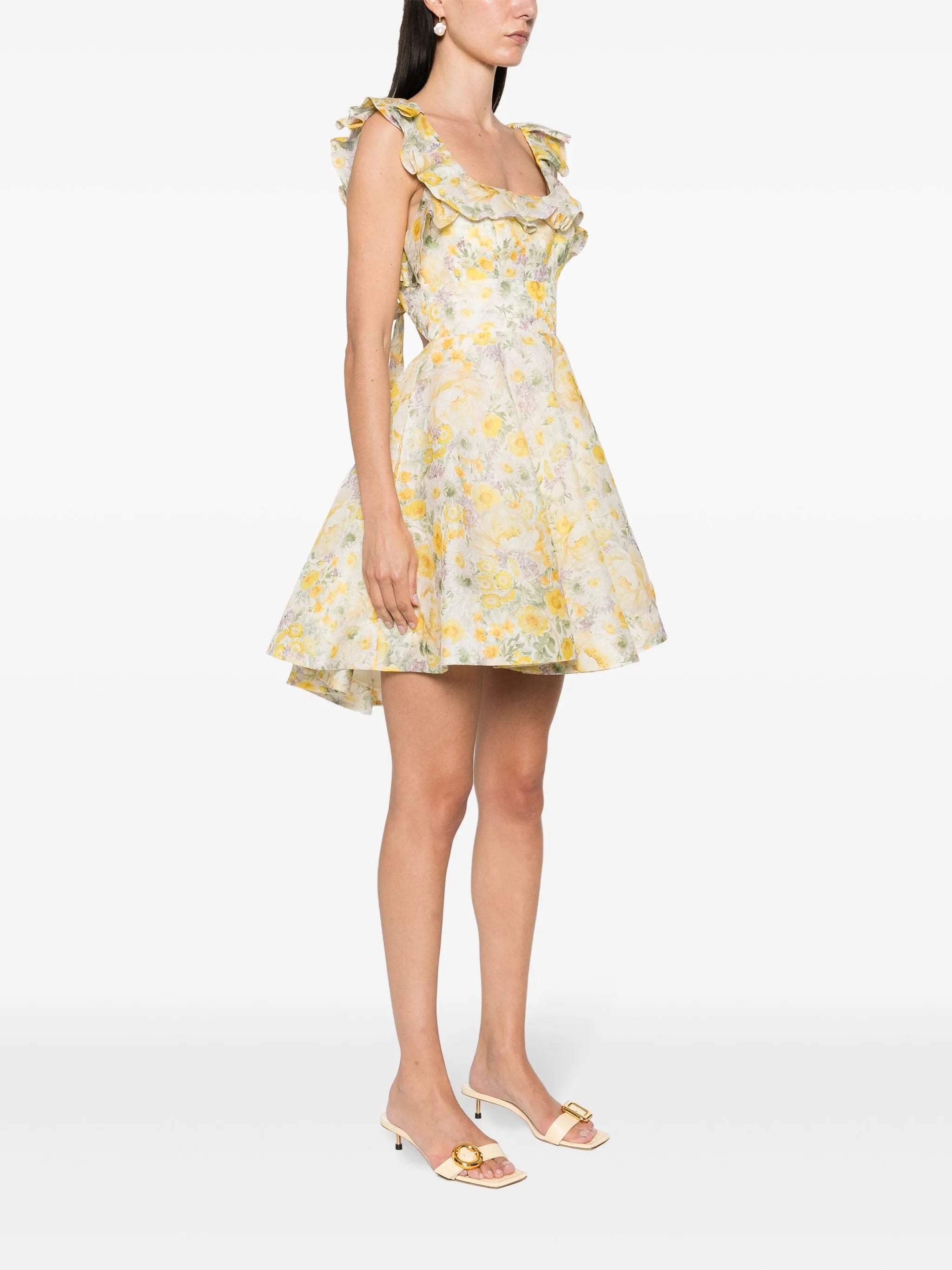 Harmony ruffled mini dress