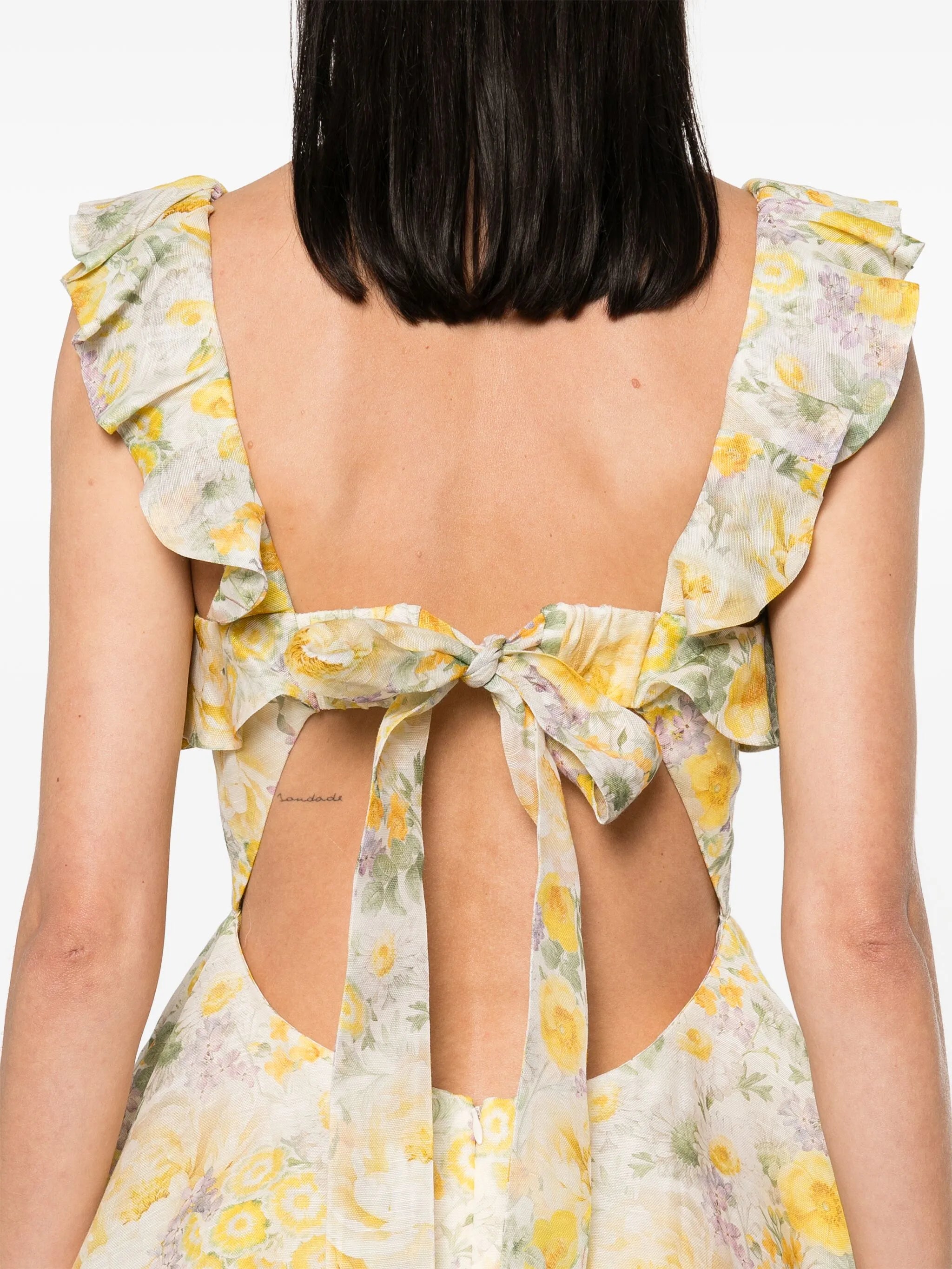 Harmony ruffled mini dress
