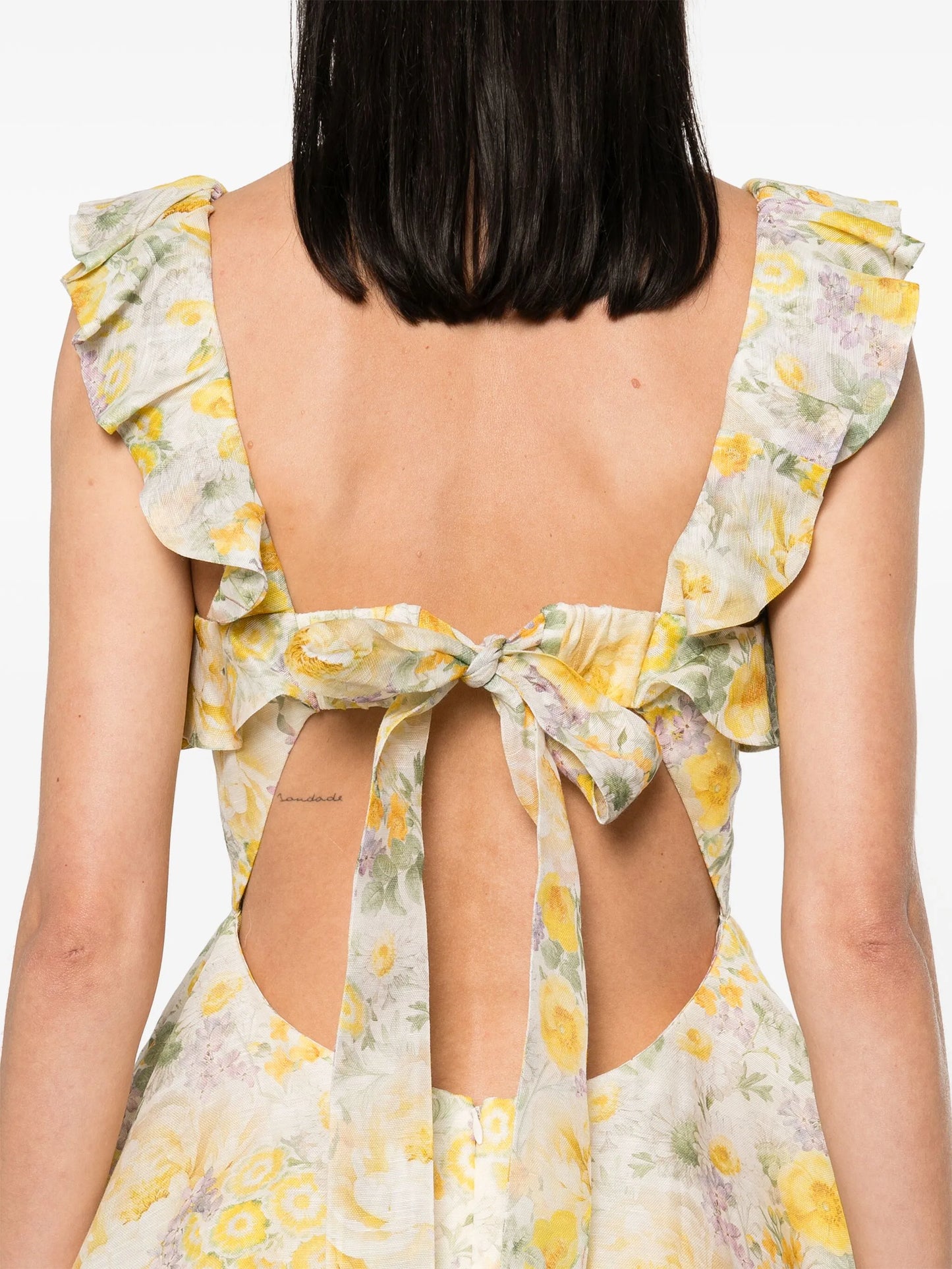 Harmony ruffled mini dress