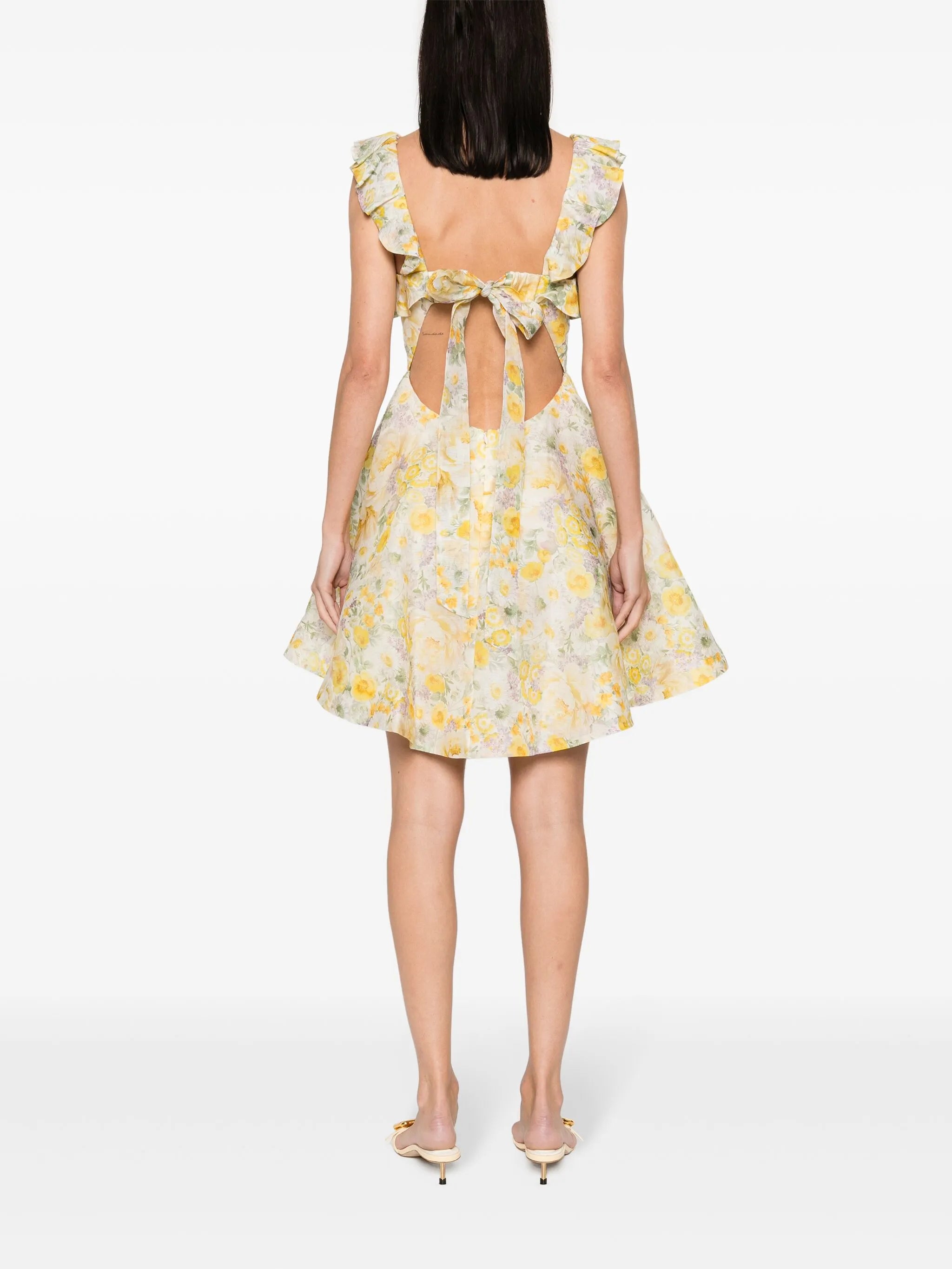 Harmony ruffled mini dress