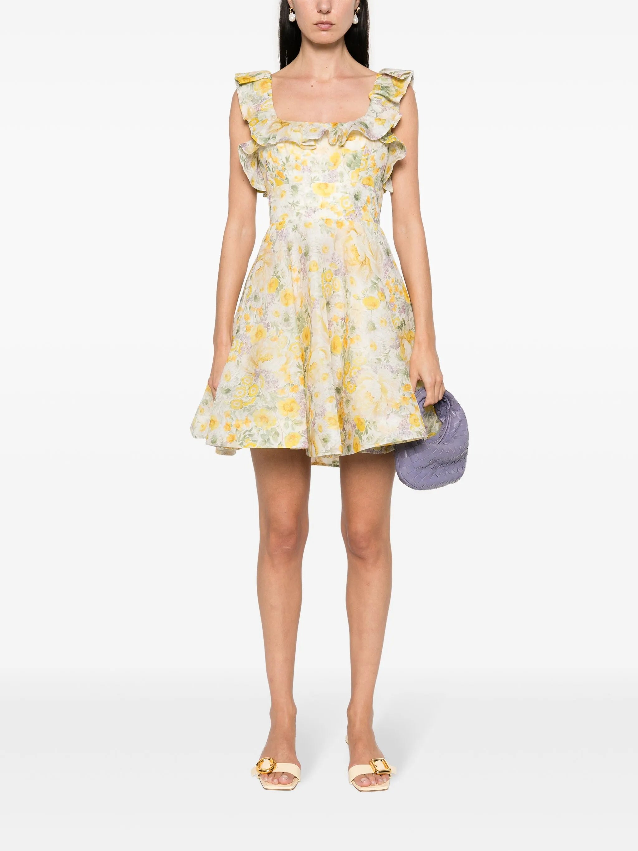 Harmony ruffled mini dress
