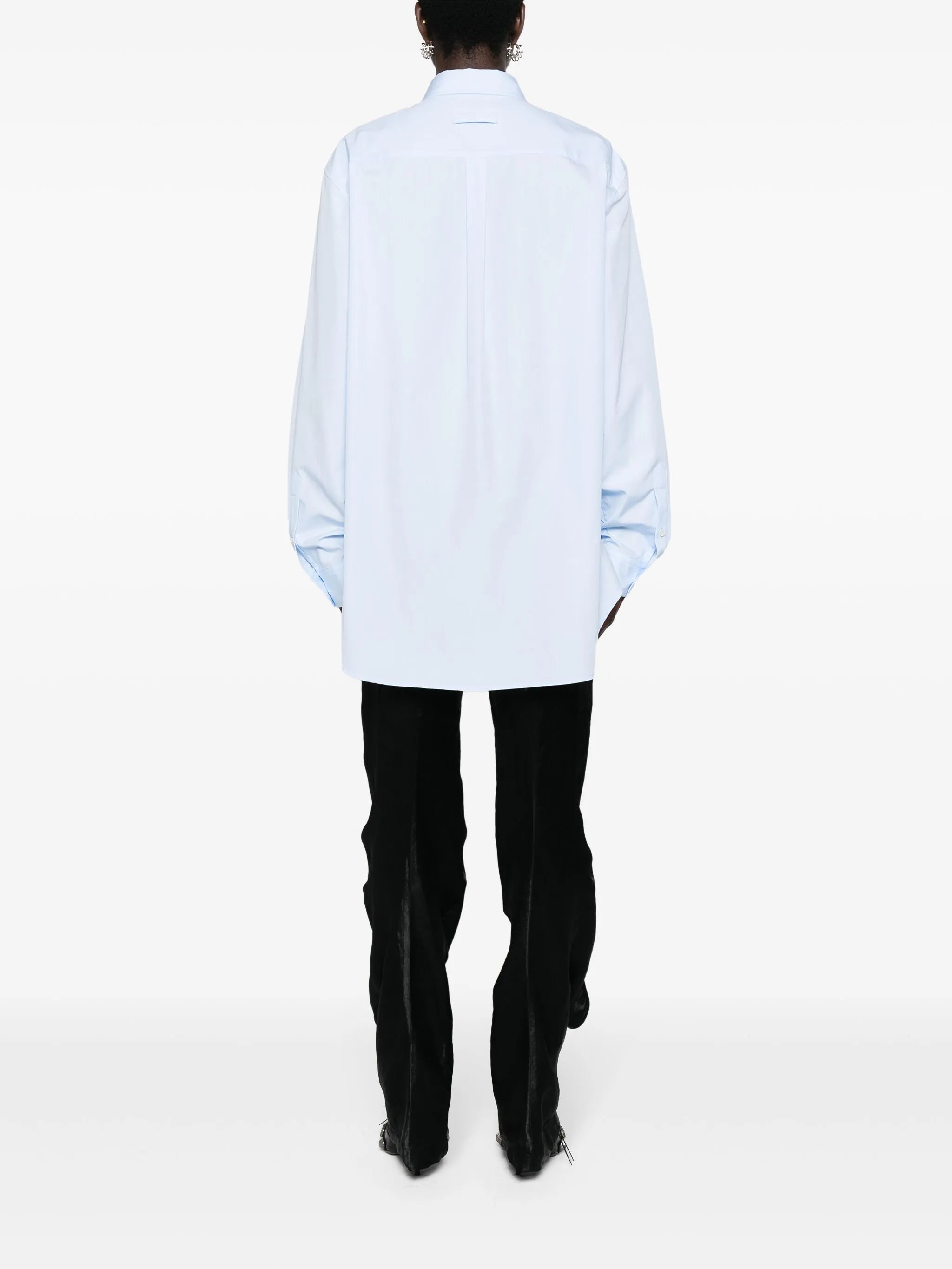 Madonna-print cotton shirt