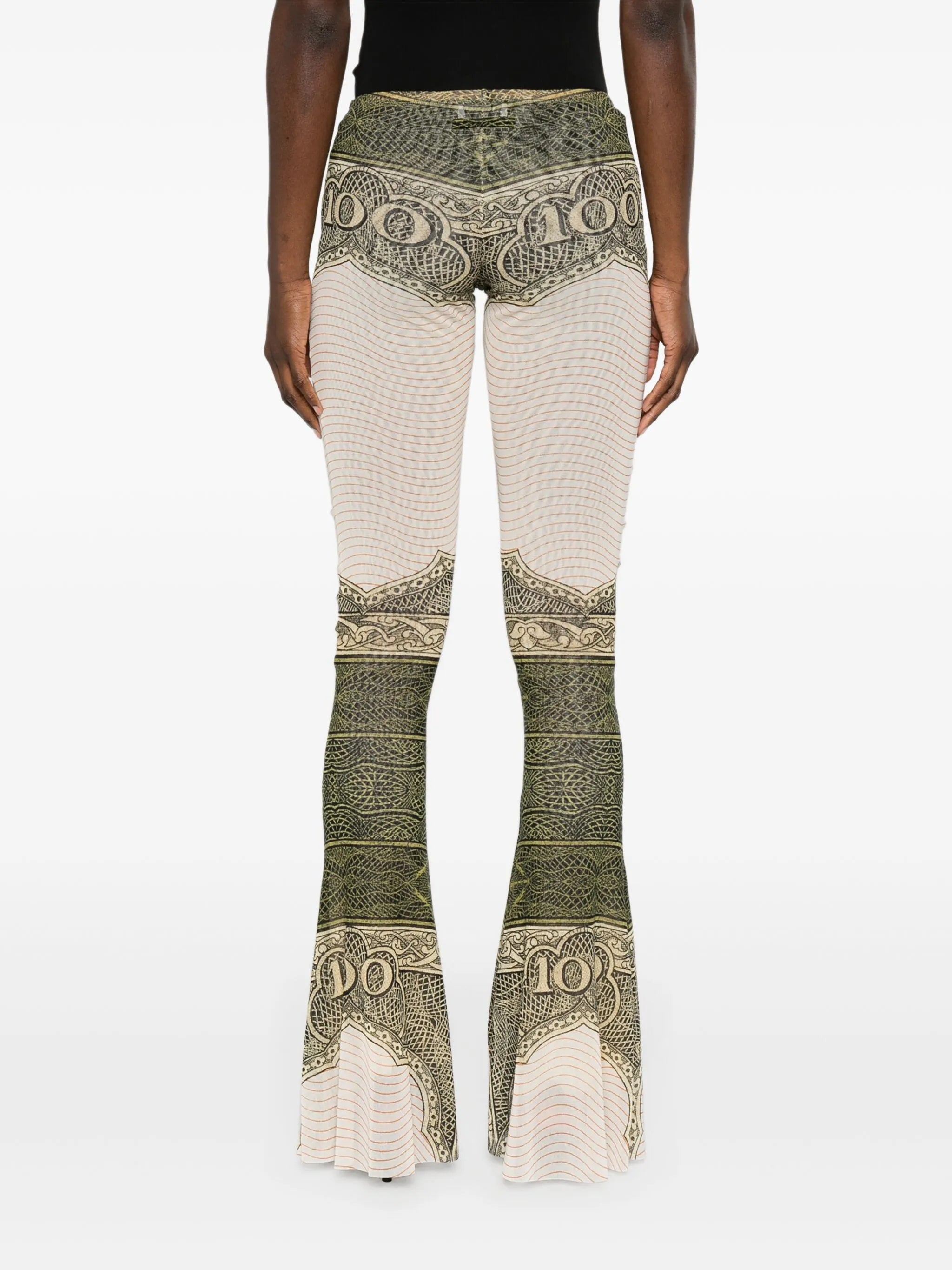 Cartouche flared trousers