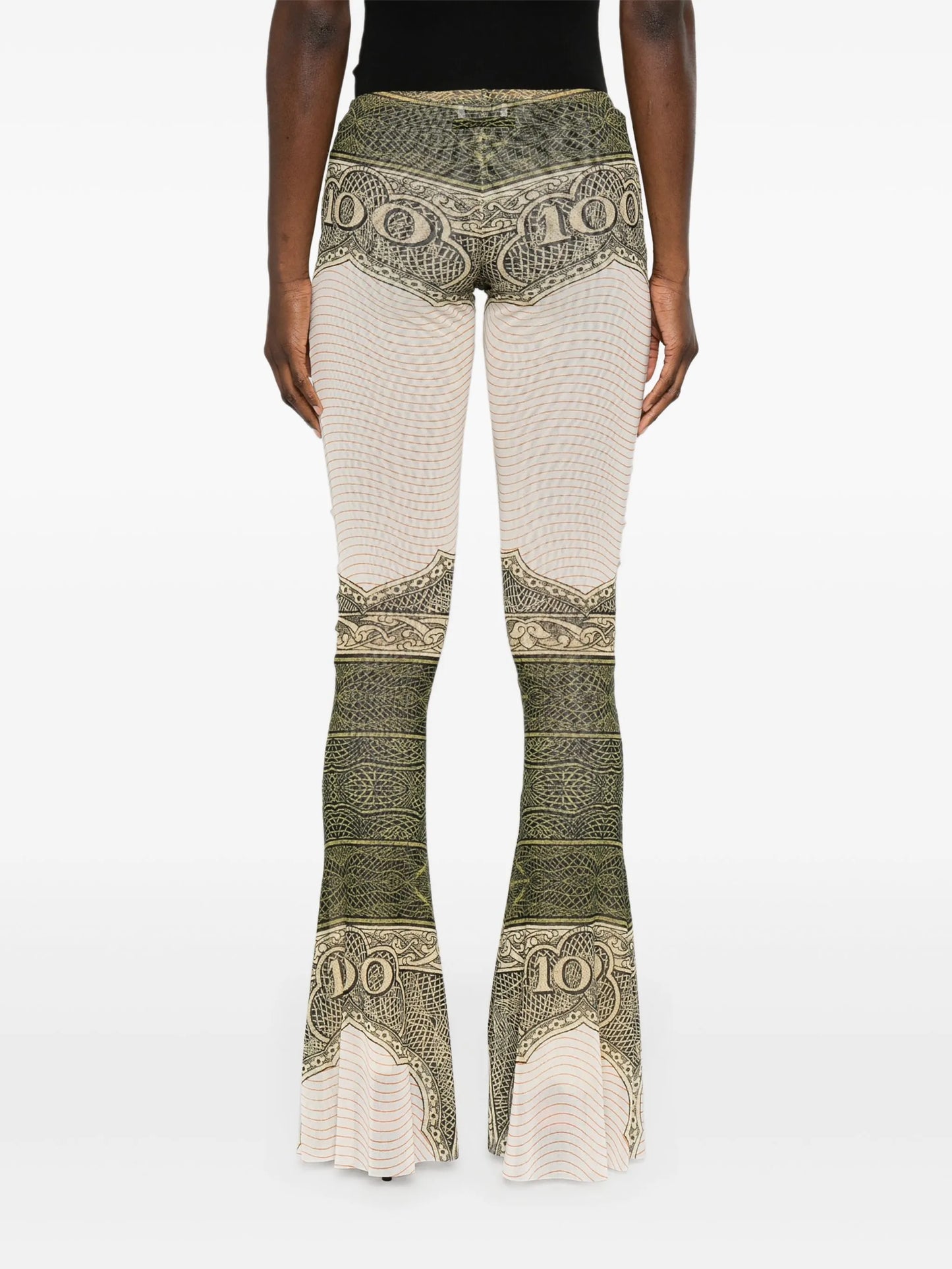 Cartouche flared trousers