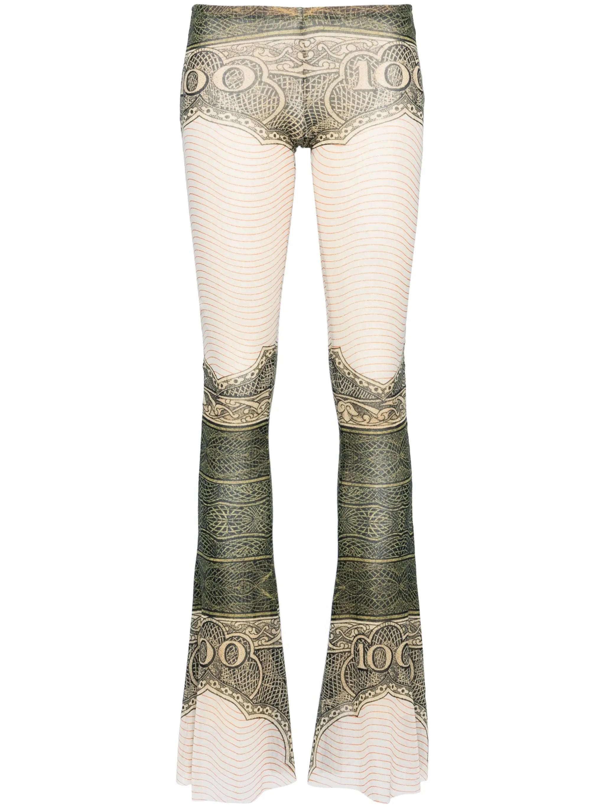 Cartouche flared trousers