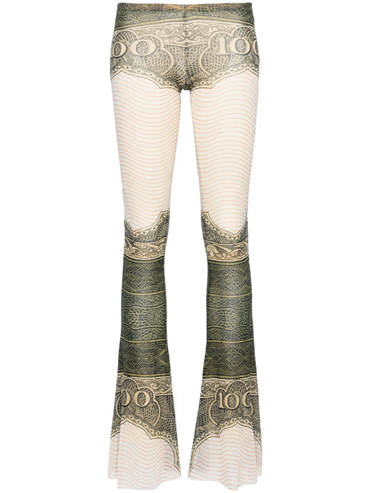 Cartouche flared trousers