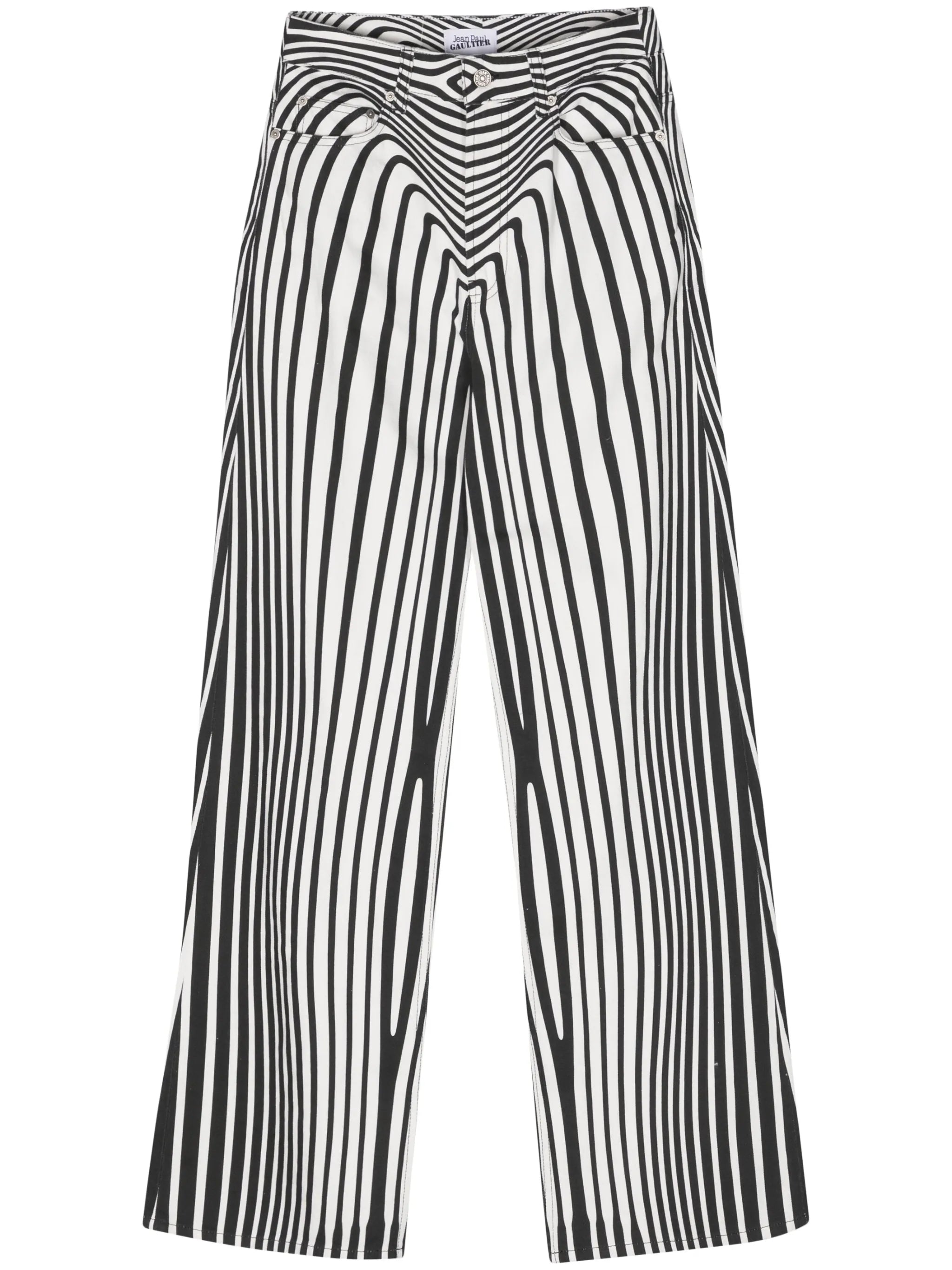 Morphing Digital-print wide-leg jeans