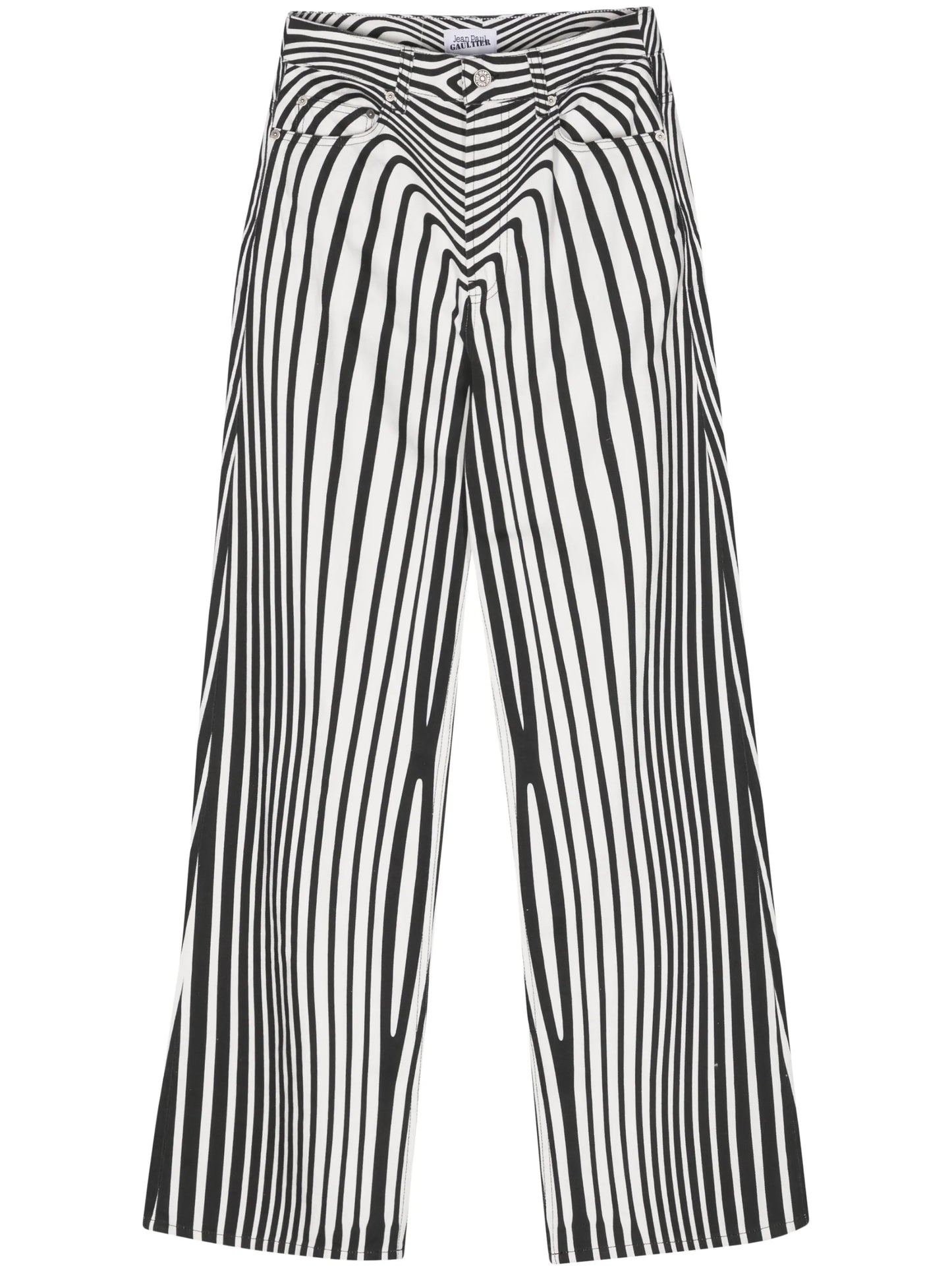 Morphing Digital-print wide-leg jeans