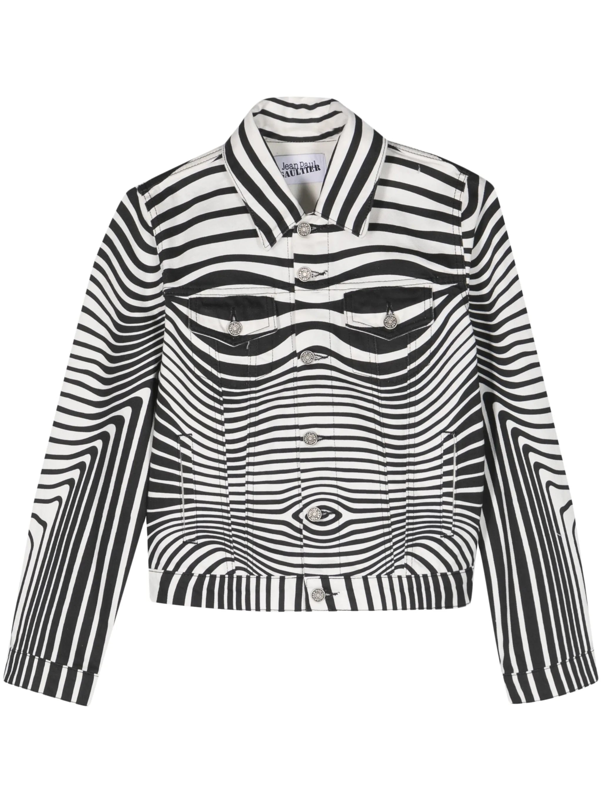 Morphing Digital-print denim jacket