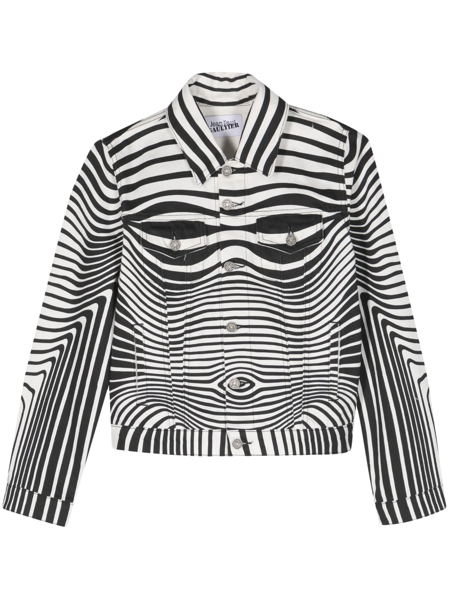 Morphing Digital-print denim jacket