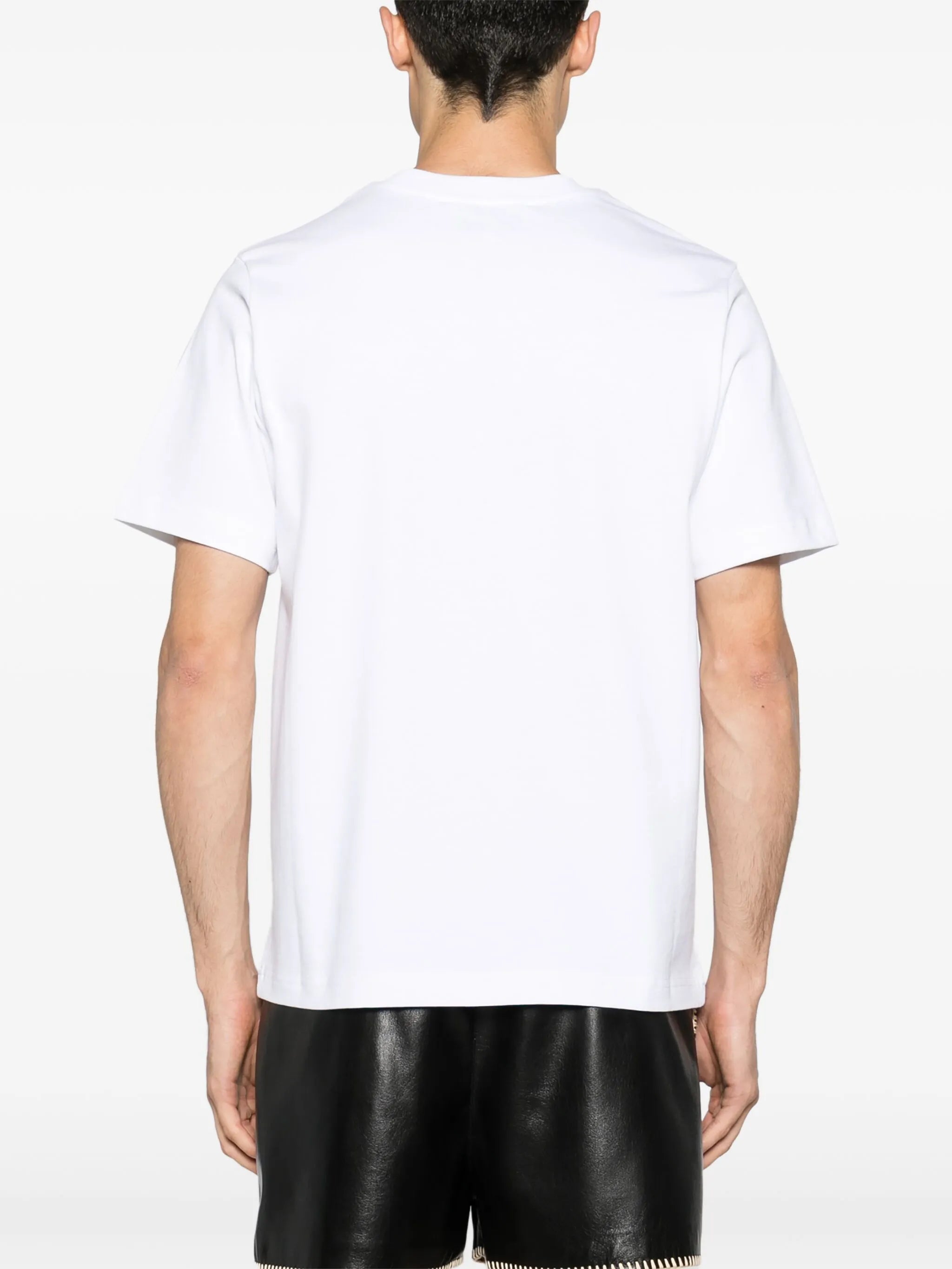 Statue En Marbre-print cotton T-shirt