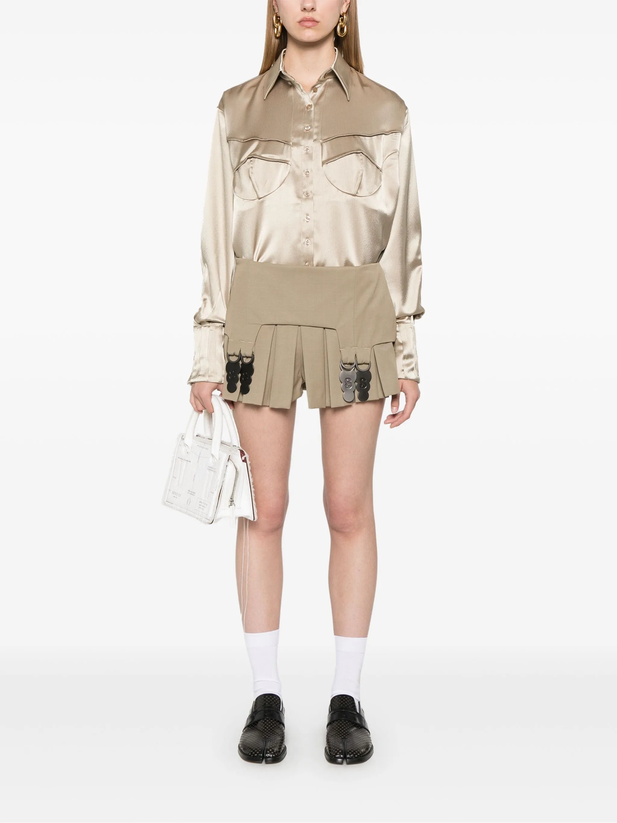 satin shirt