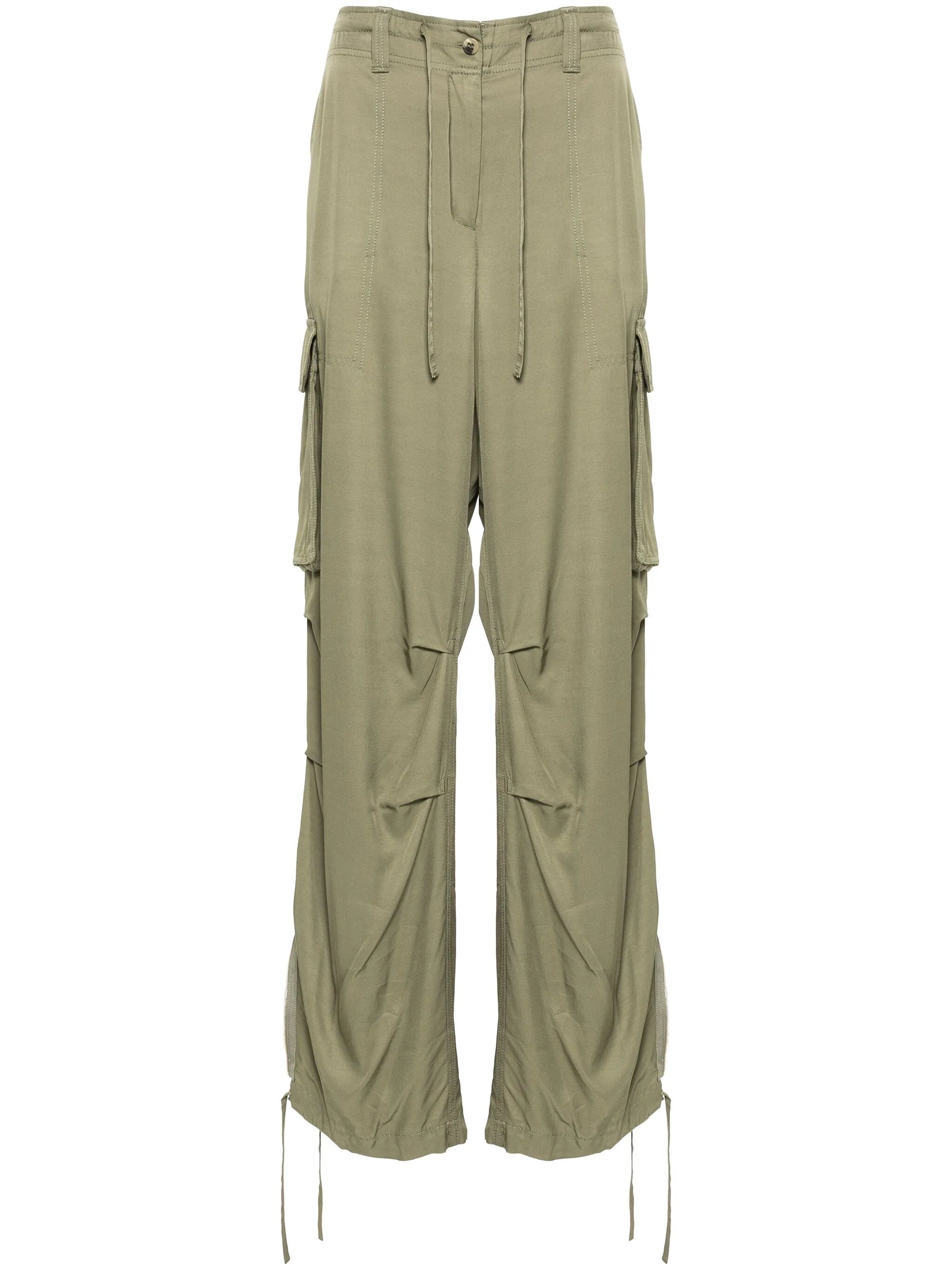 wide-leg cargo pants