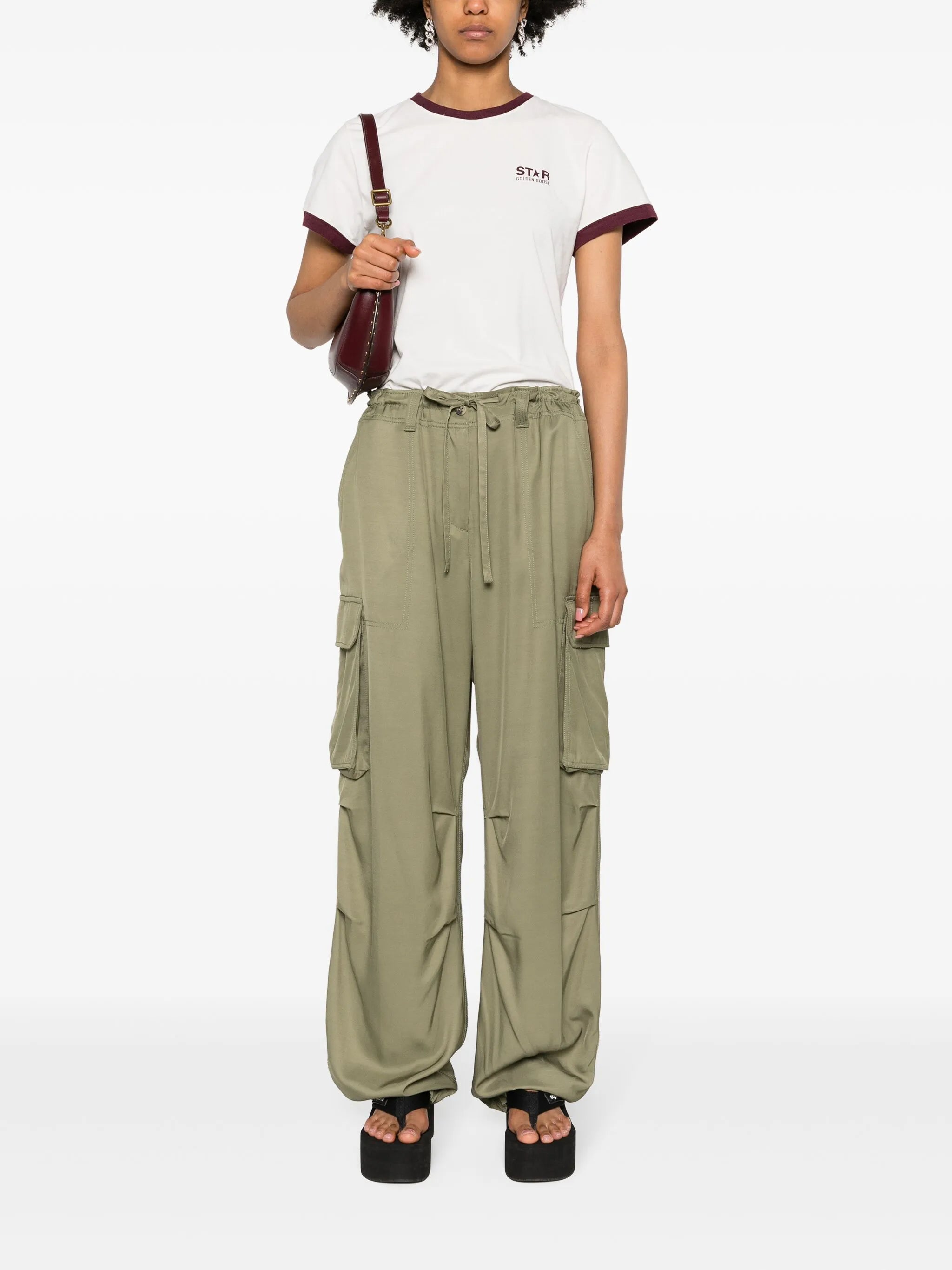 wide-leg cargo pants