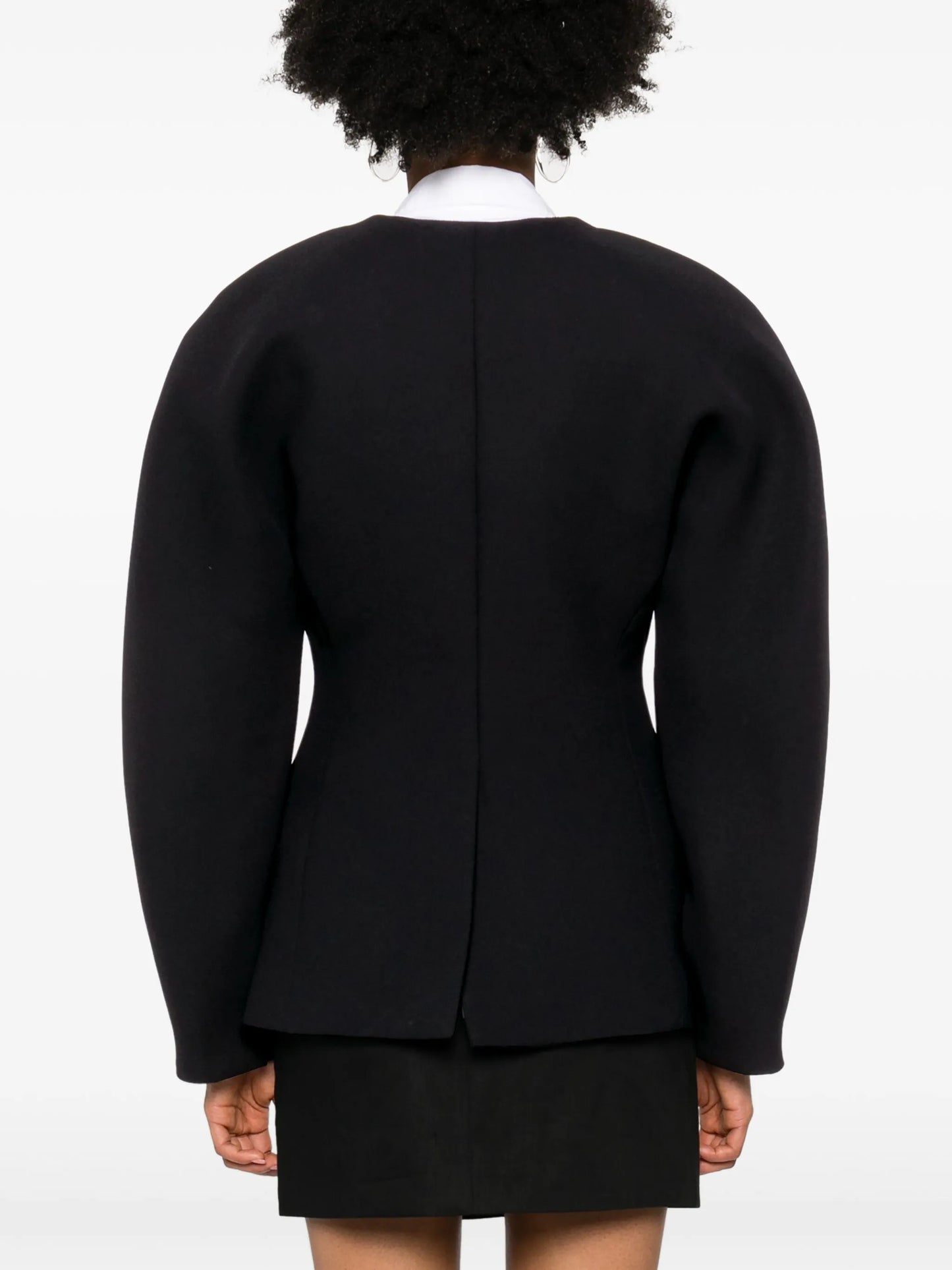 La Oval rounded shoulder jacket