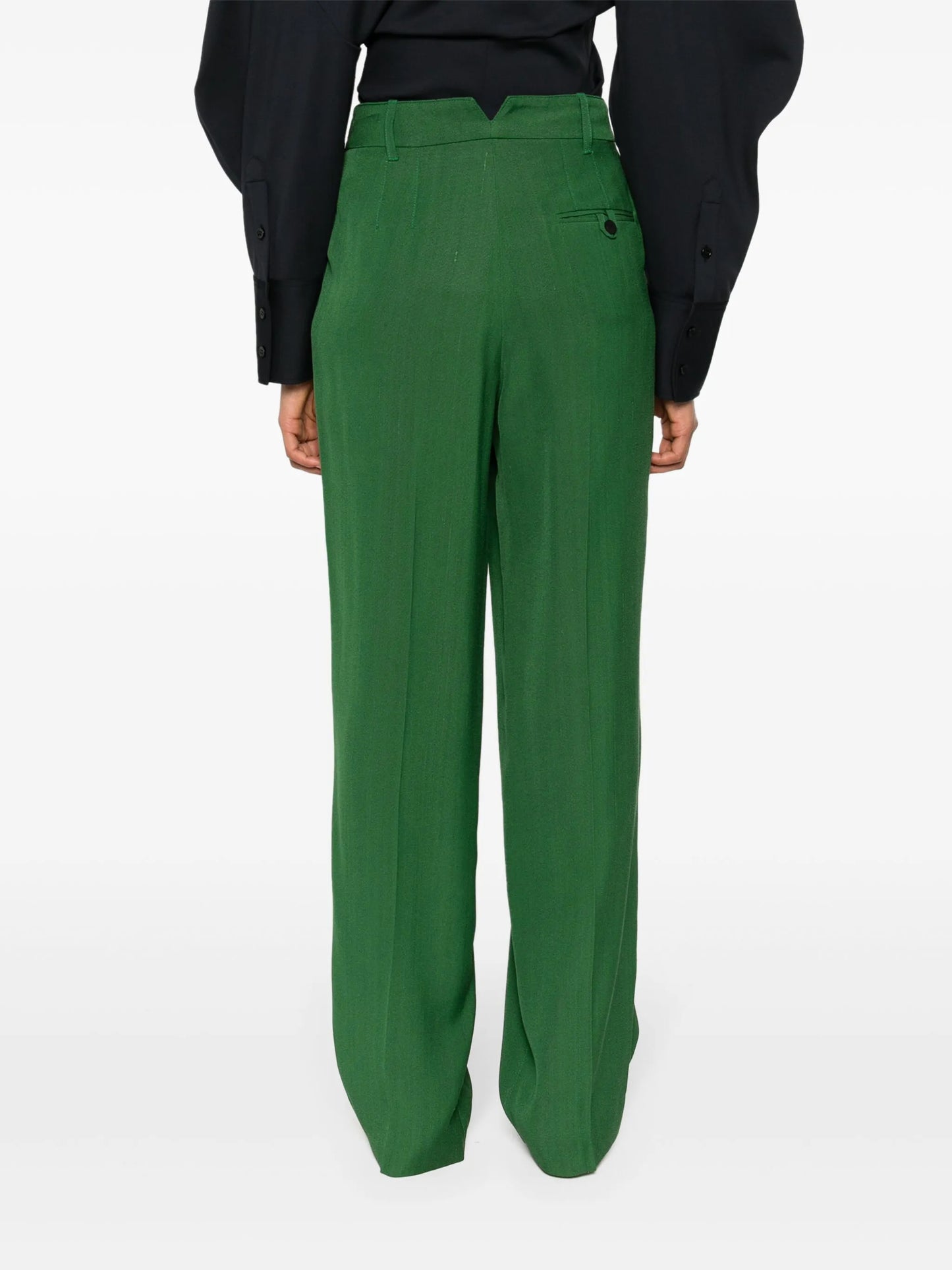 Le Titolo pleat-detail high-waist trousers