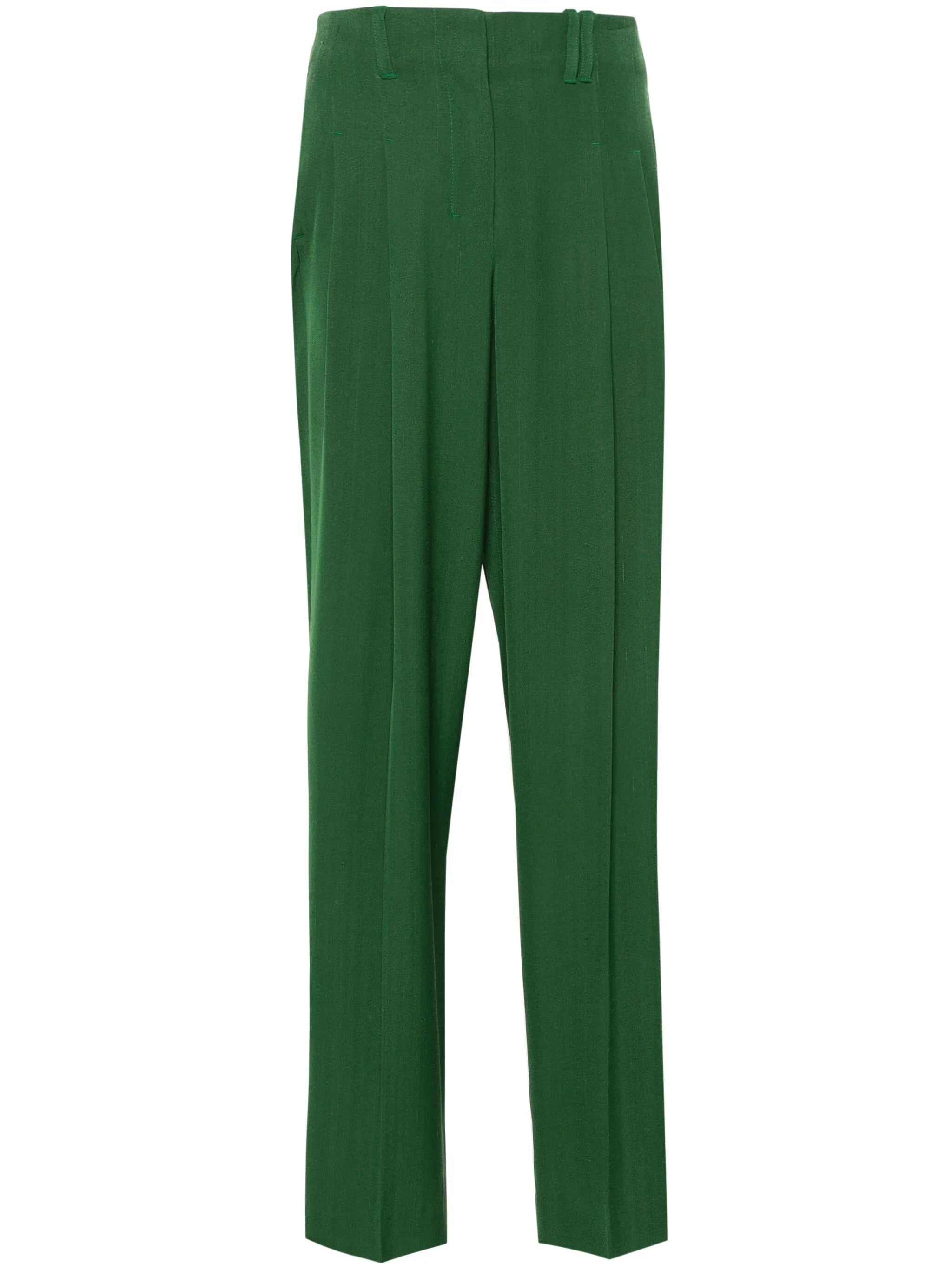 Le Titolo pleat-detail high-waist trousers