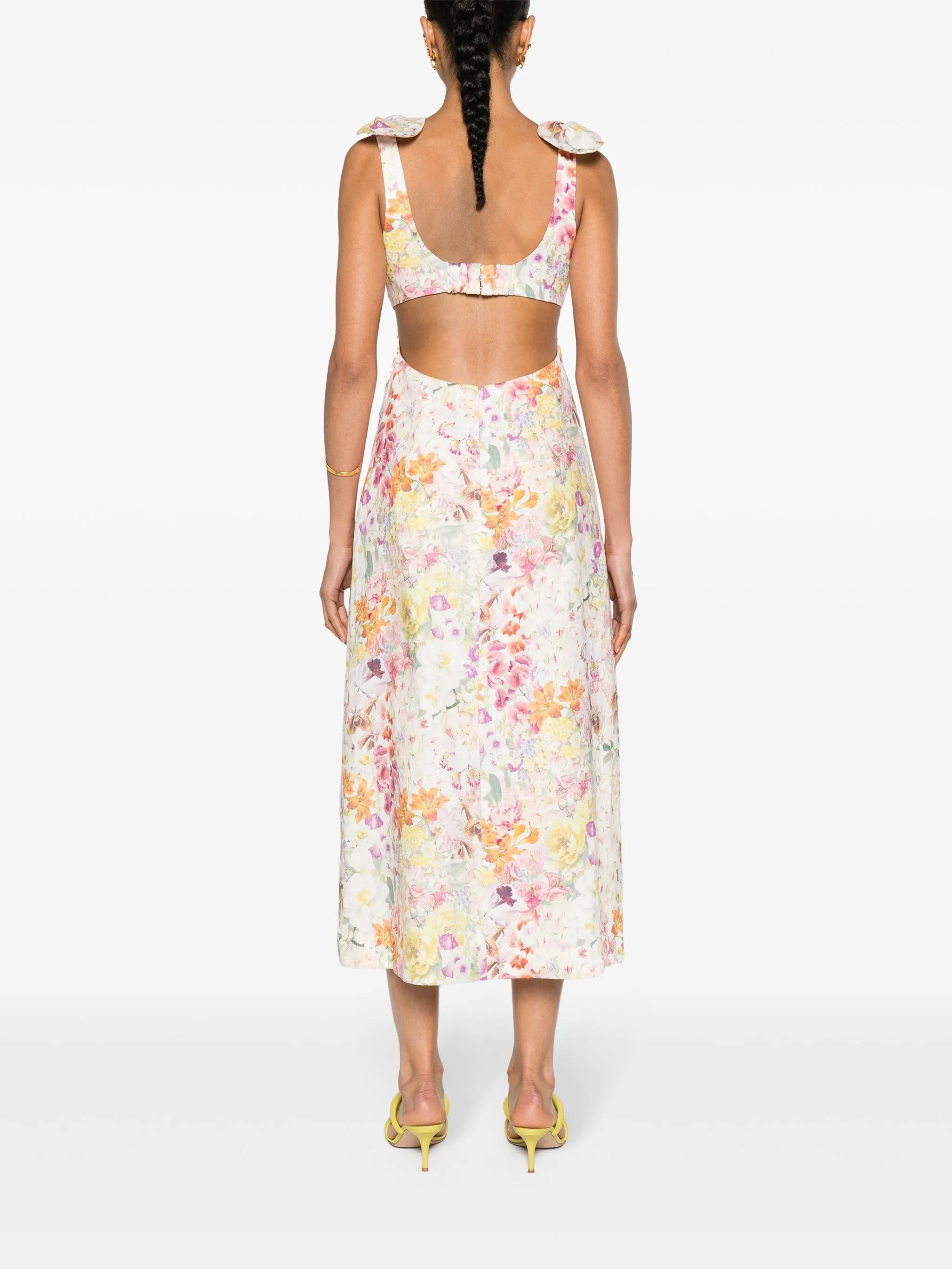 Harmony floral-print maxi dress