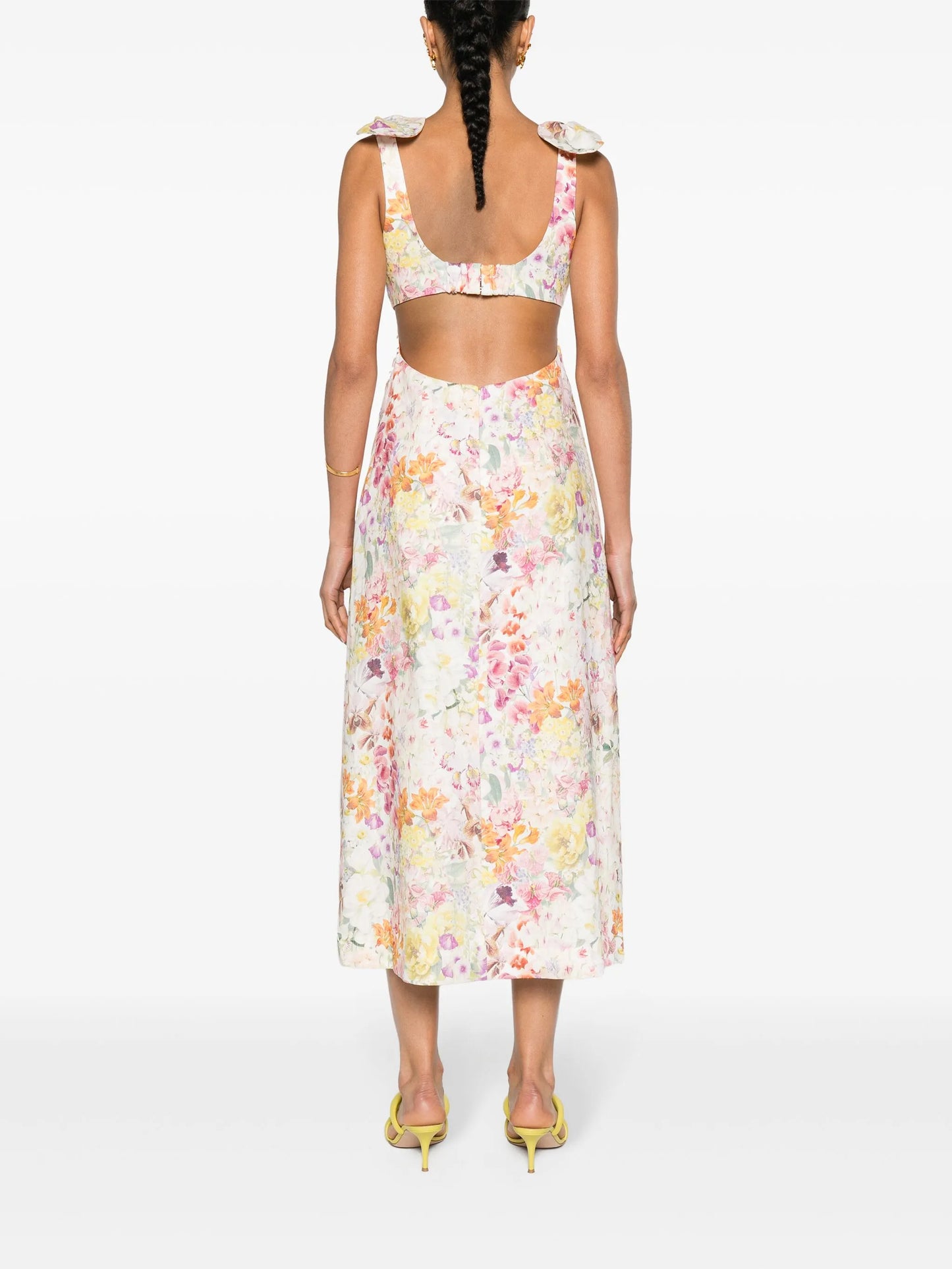 Harmony floral-print maxi dress