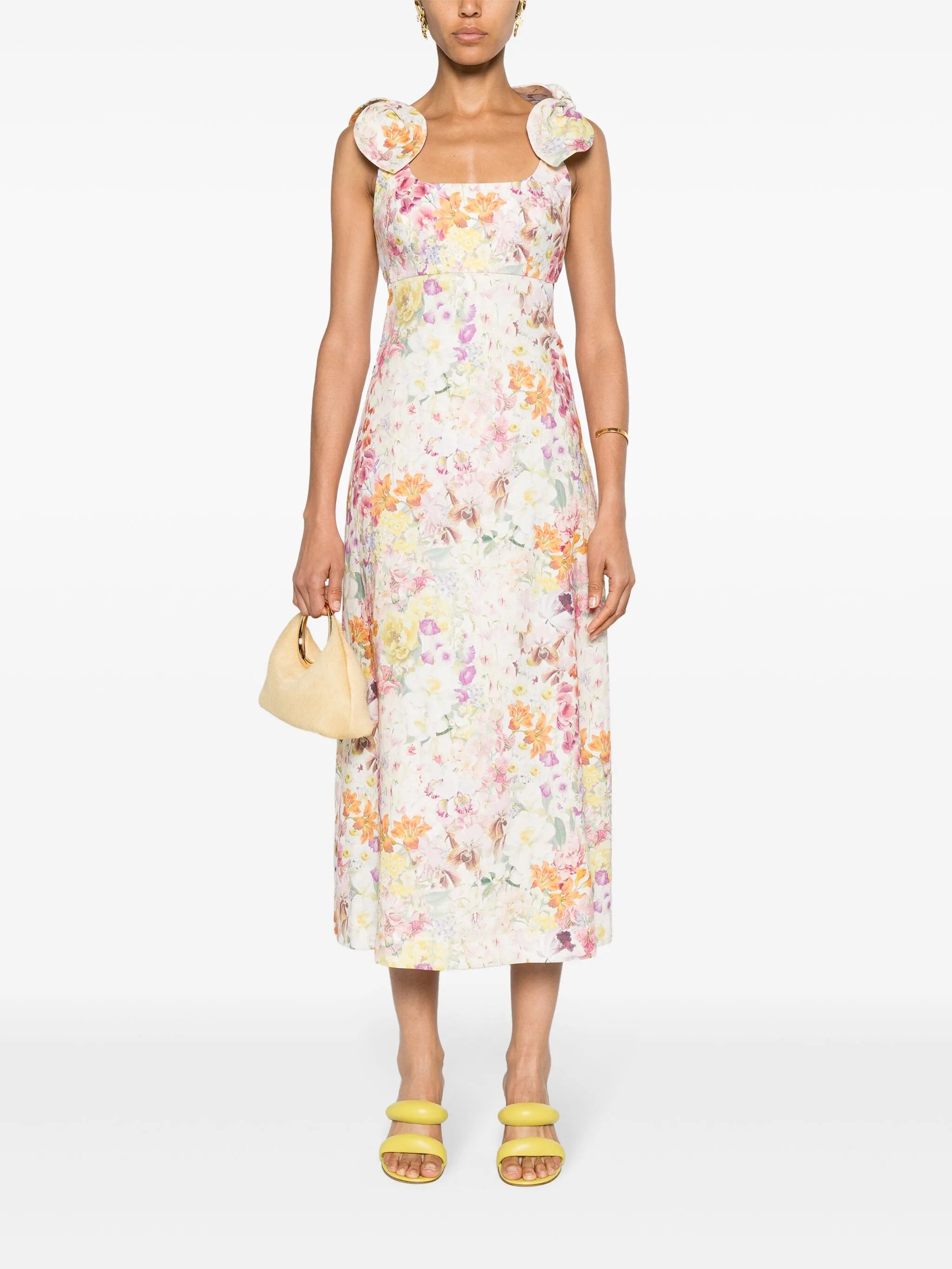 Harmony floral-print maxi dress