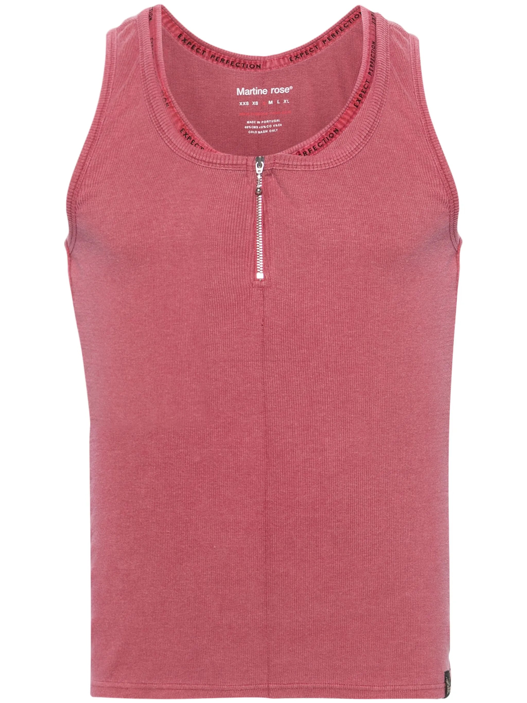 layered ribbed tank top