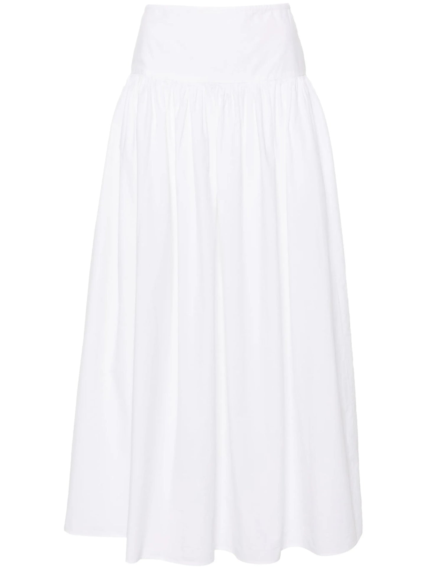 Leddie A-line cotton maxi skirt
