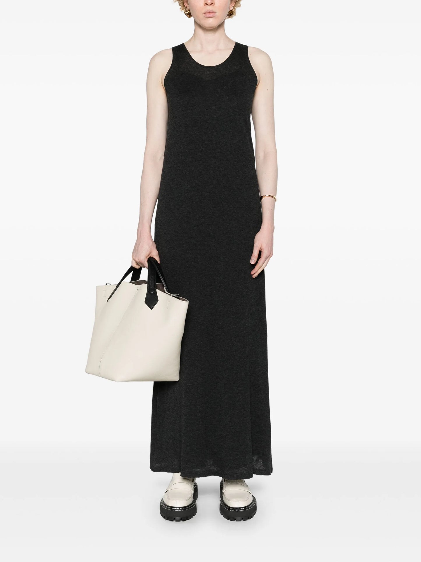 Farissa mélange maxi dress