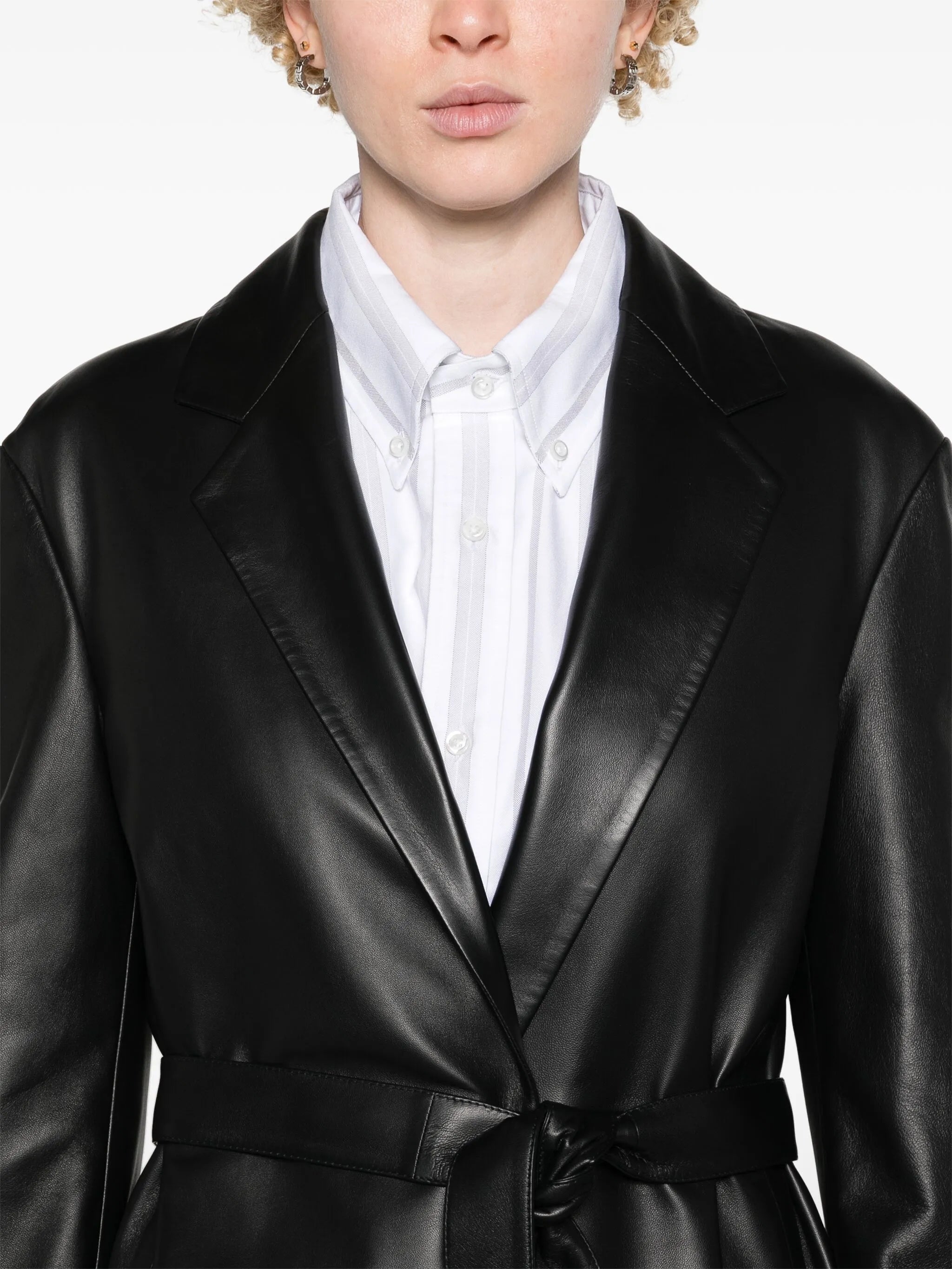 Babil leather coat