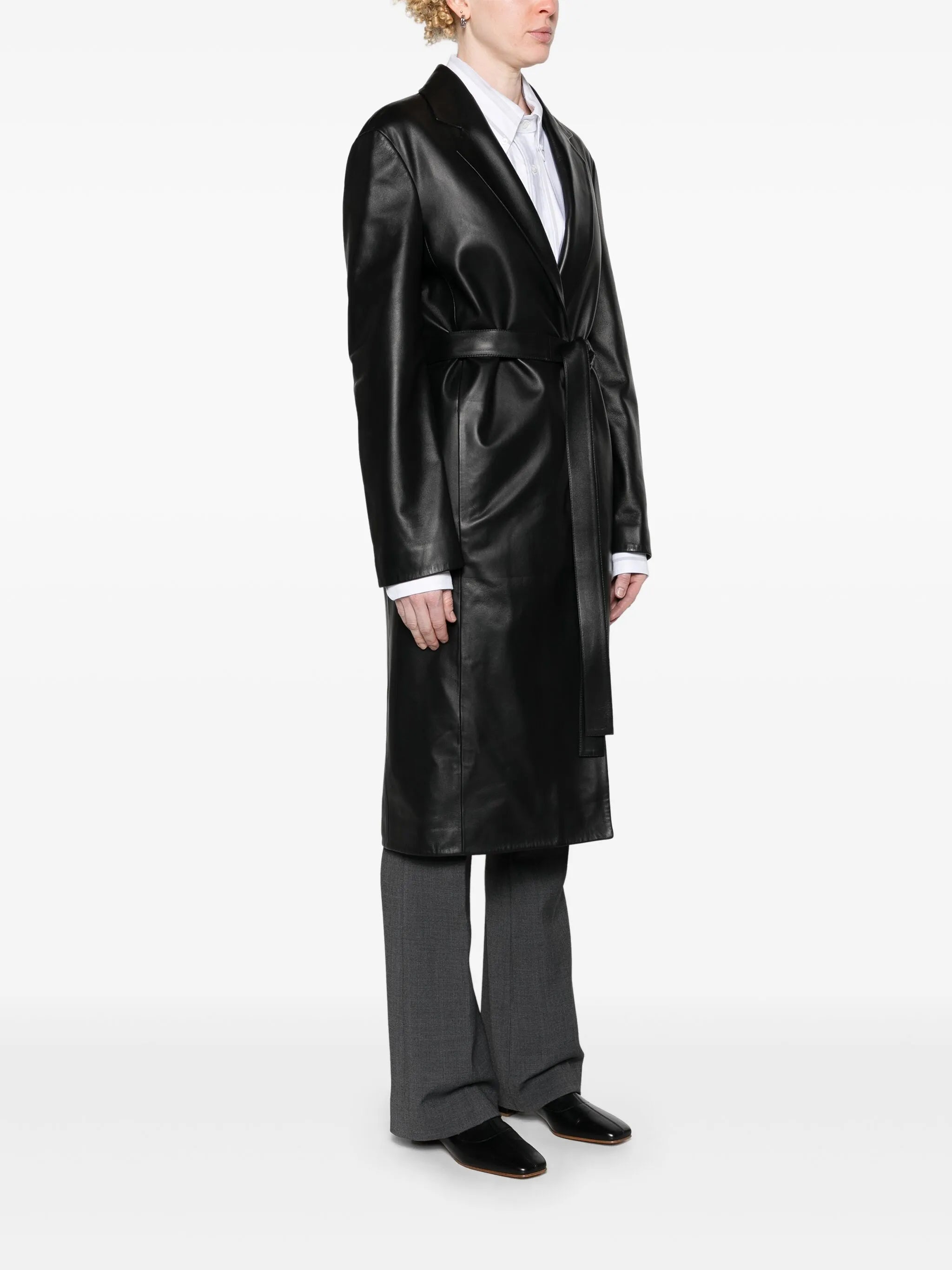 Babil leather coat