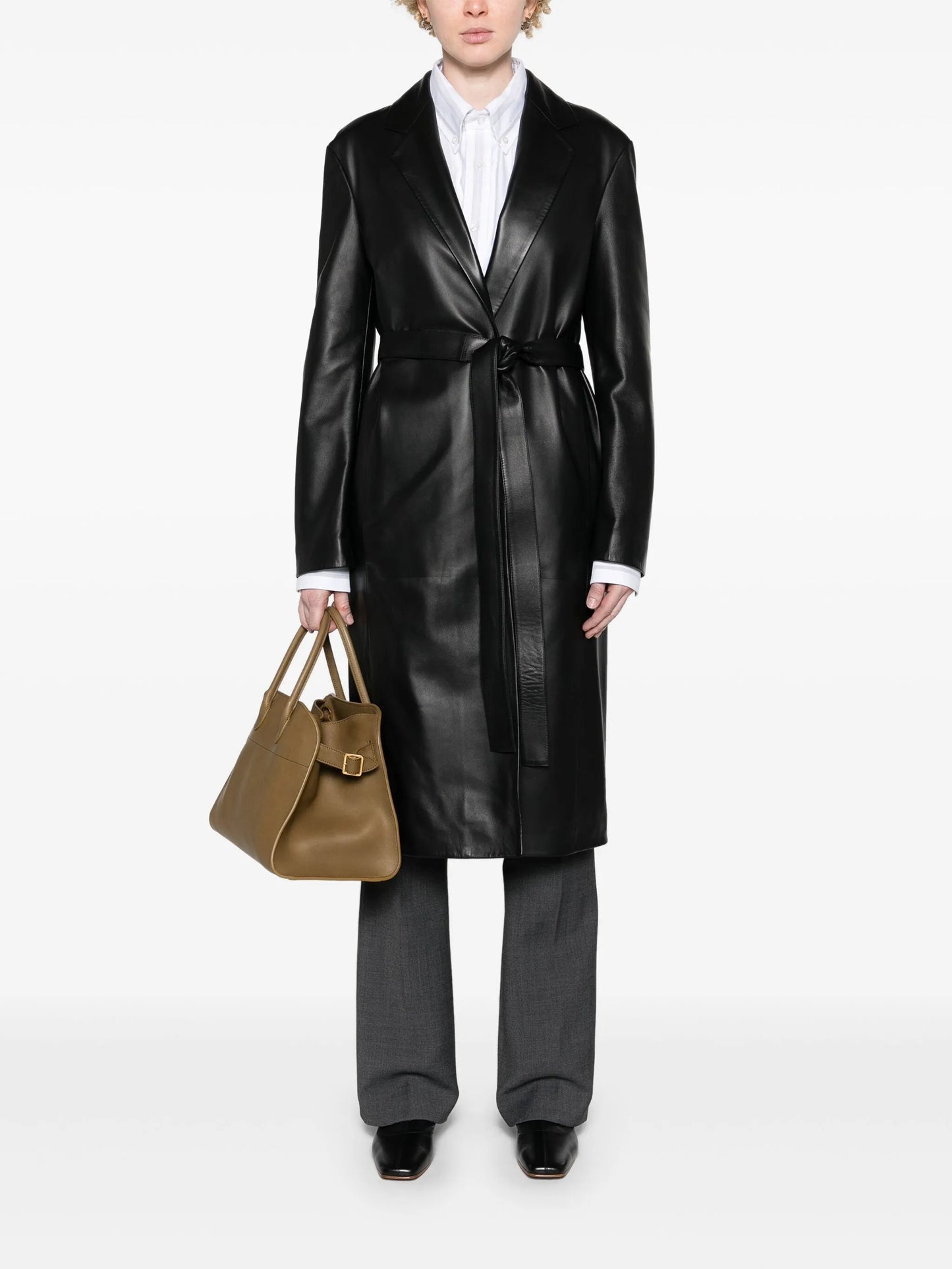 Babil leather coat